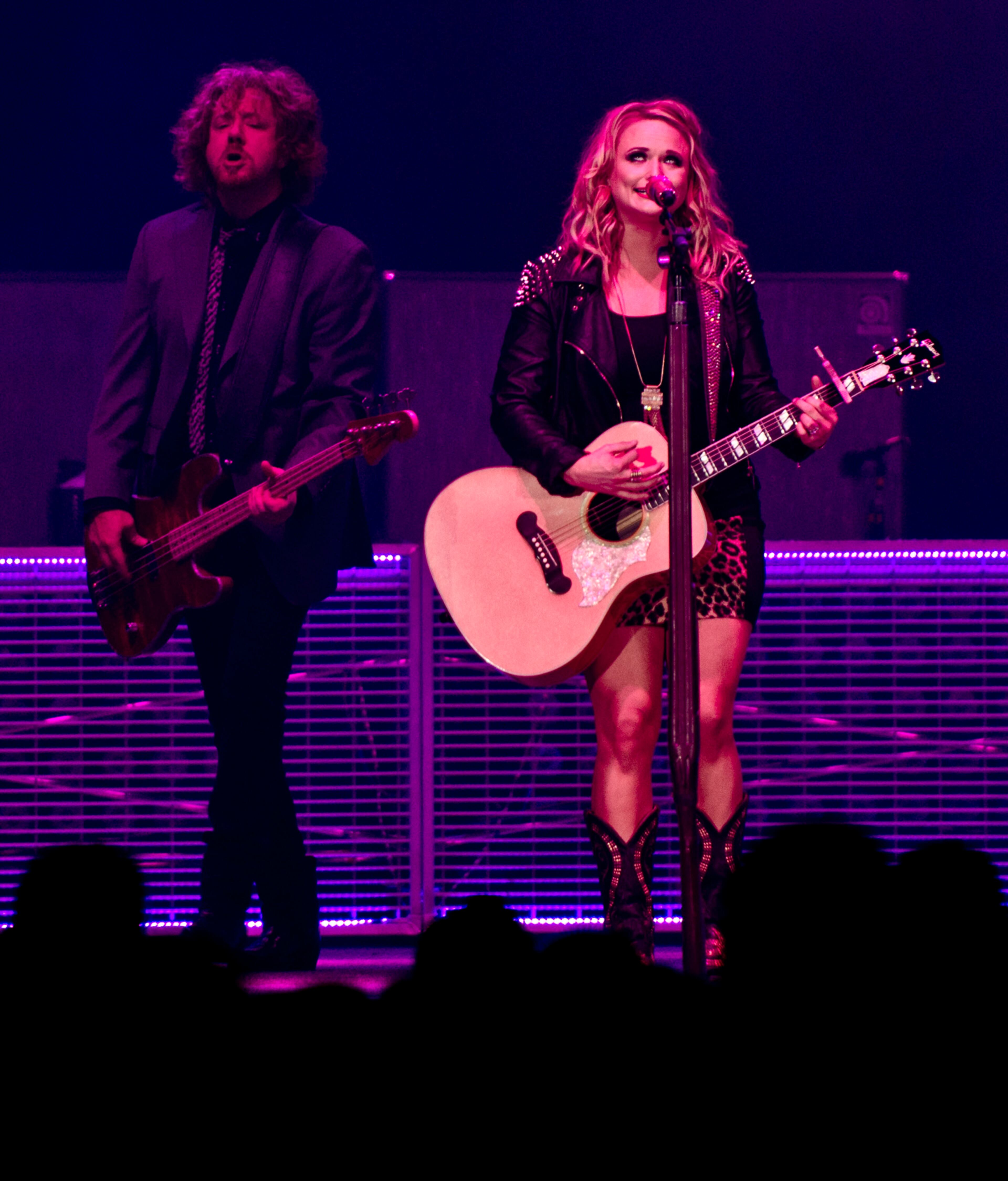 Miranda Lambert delighted a sold-out Ervin J. Nutter Center crowd during her Locked and ReLoaded Tour with Dierks Bentley in Fairborn, Ohio.