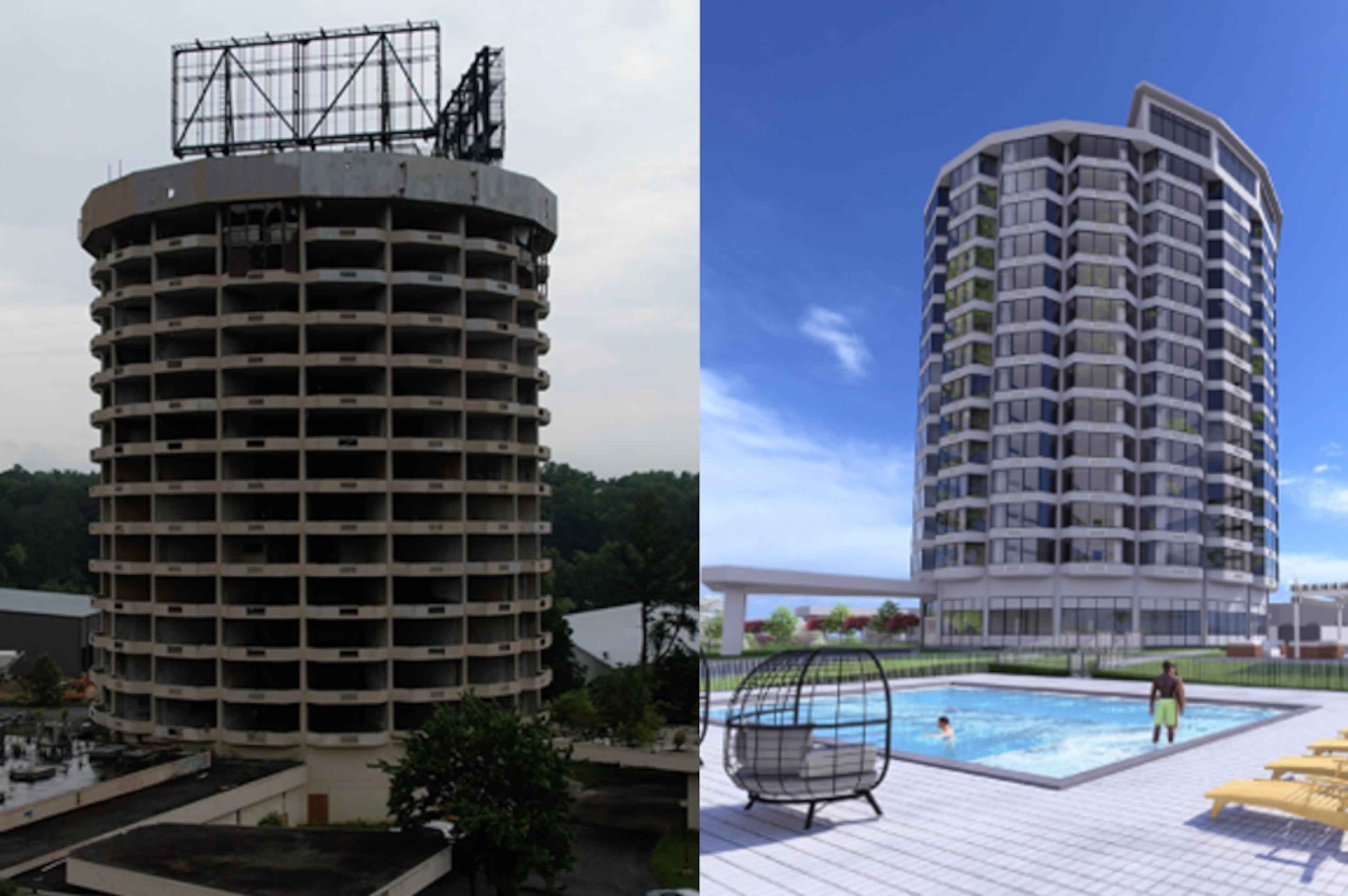 Presidential hotel tower redevelopment