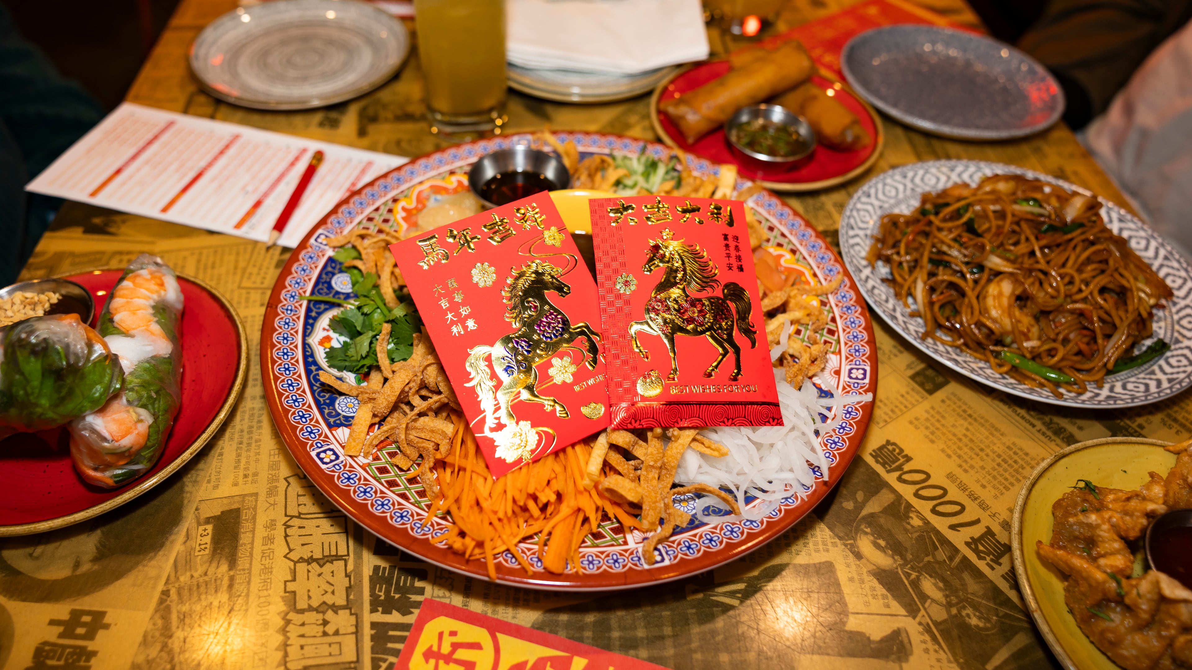 Hawkers will offer a special Lunar New Year menu throughout the month of February. (Courtesy of Hawkers)