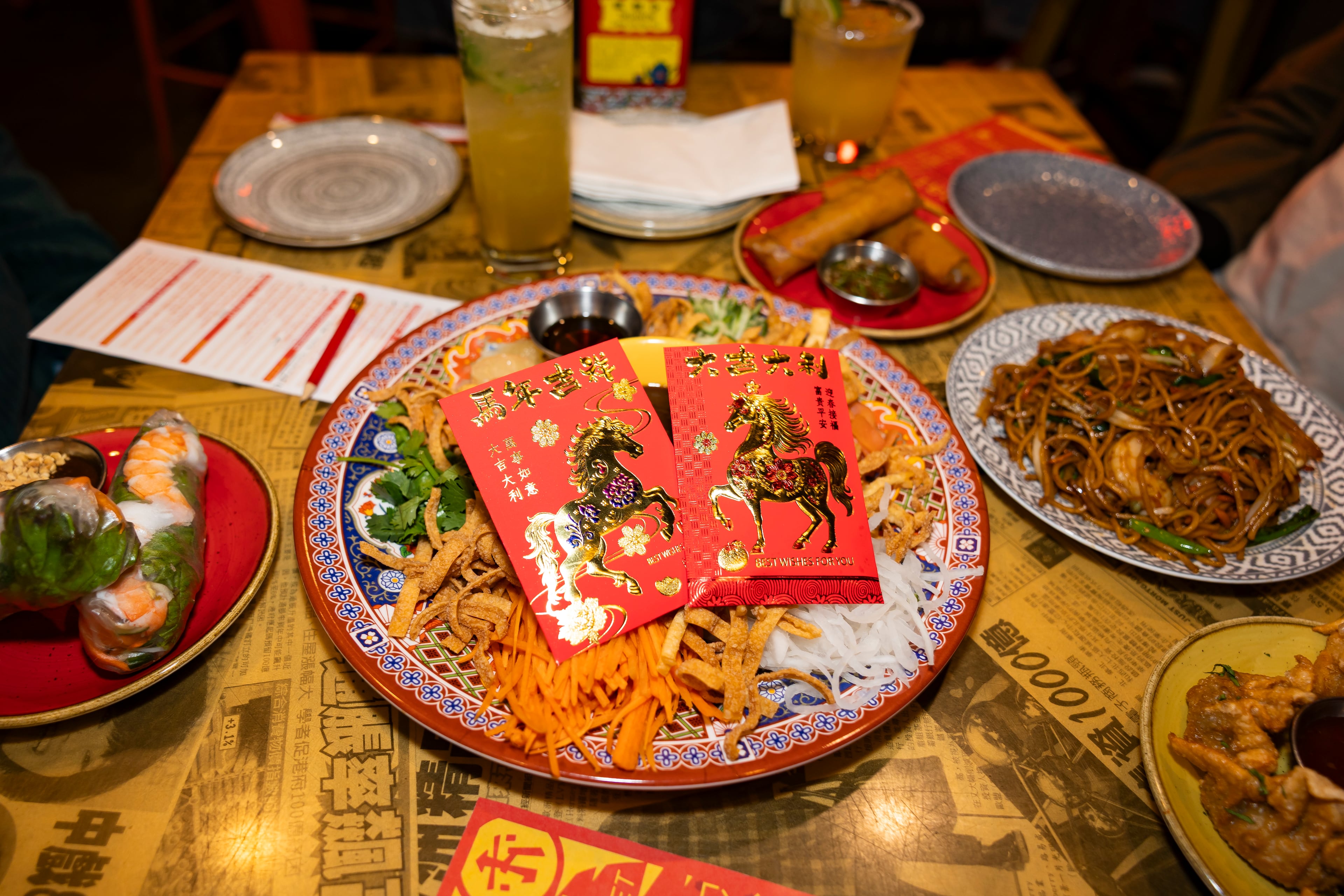 Hawkers will offer a special Lunar New Year menu throughout the month of February. (Courtesy of Hawkers)
