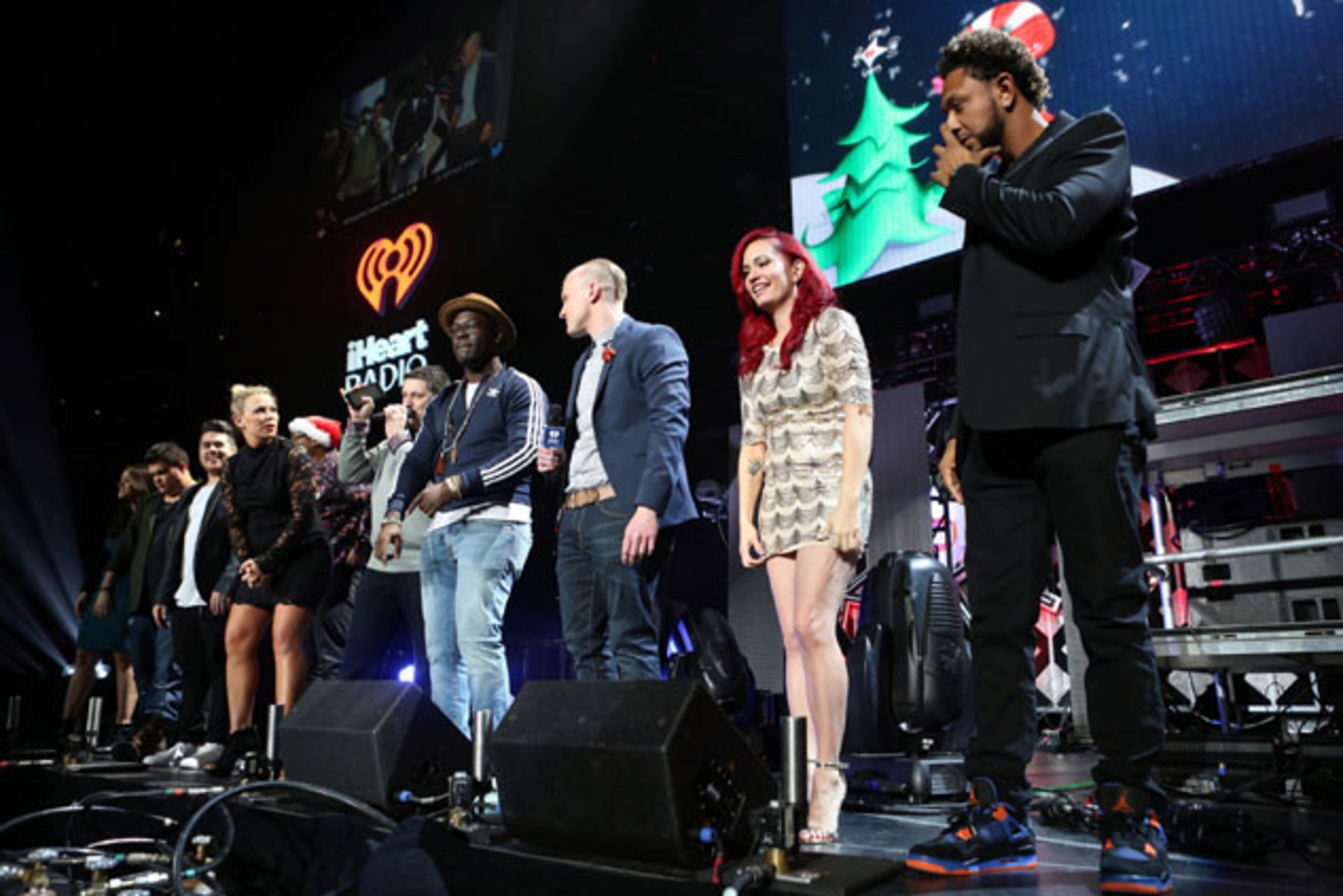 #29 of #30. PLEASE KEEP IN SEQUENTIAL ORDER FOR THE CONTINUITY OF THE GALLERY.
-- The Power 96.1 on-air team
The Power 96.1 Jingle Ball took place Friday, December 16, 2016 at sold out Philips Arena. The line-up featured Ariana Grande, The Chainsmokers, Fifth Harmony, DNCE, Alessia Cara, Machine Gun Kelly, Daya and Lukas Graham.
Robb Cohen Photography & Video /www.RobbsPhotos.com