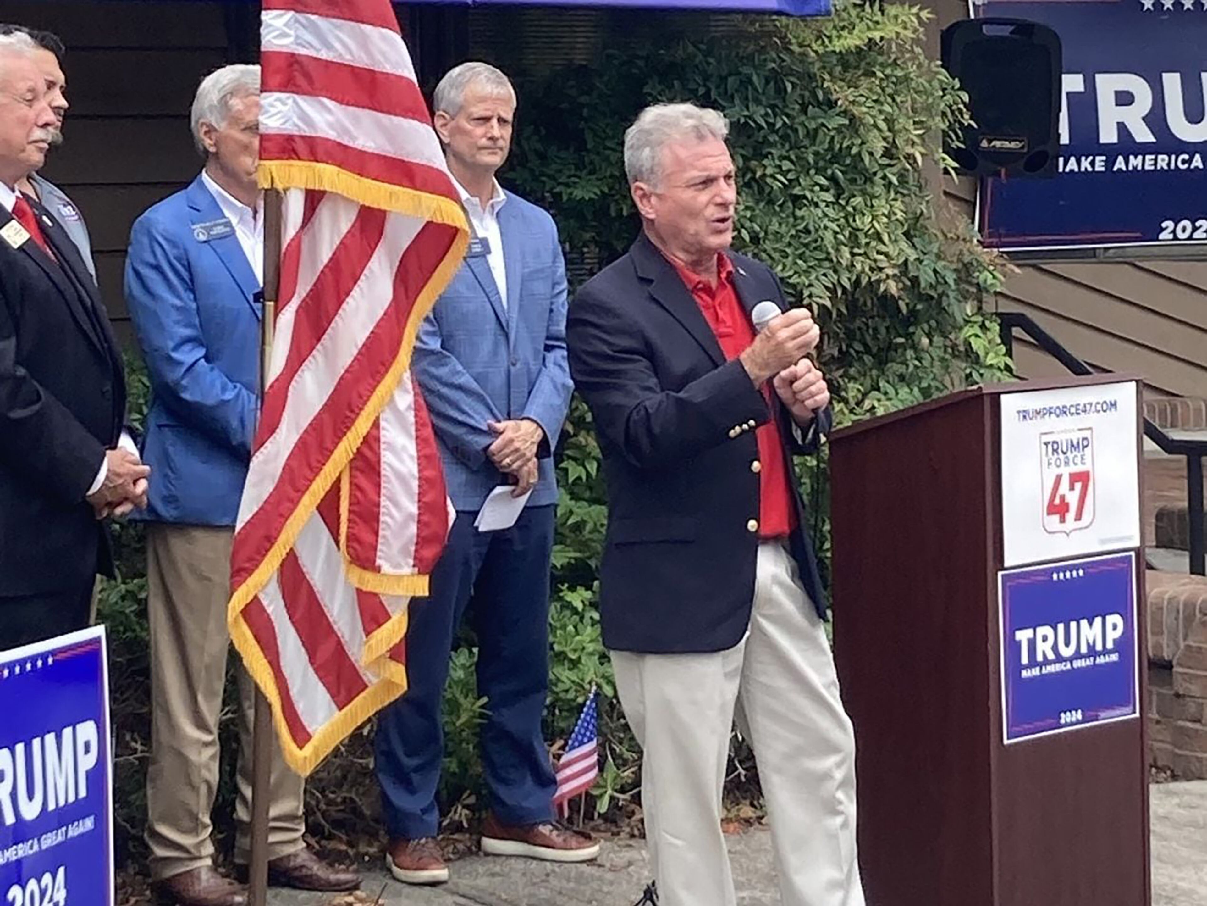 U.S. Rep. Buddy Carter, R-St. Simons Island, spoke at the opening of a Donald Trump campaign office in Savannah last year.