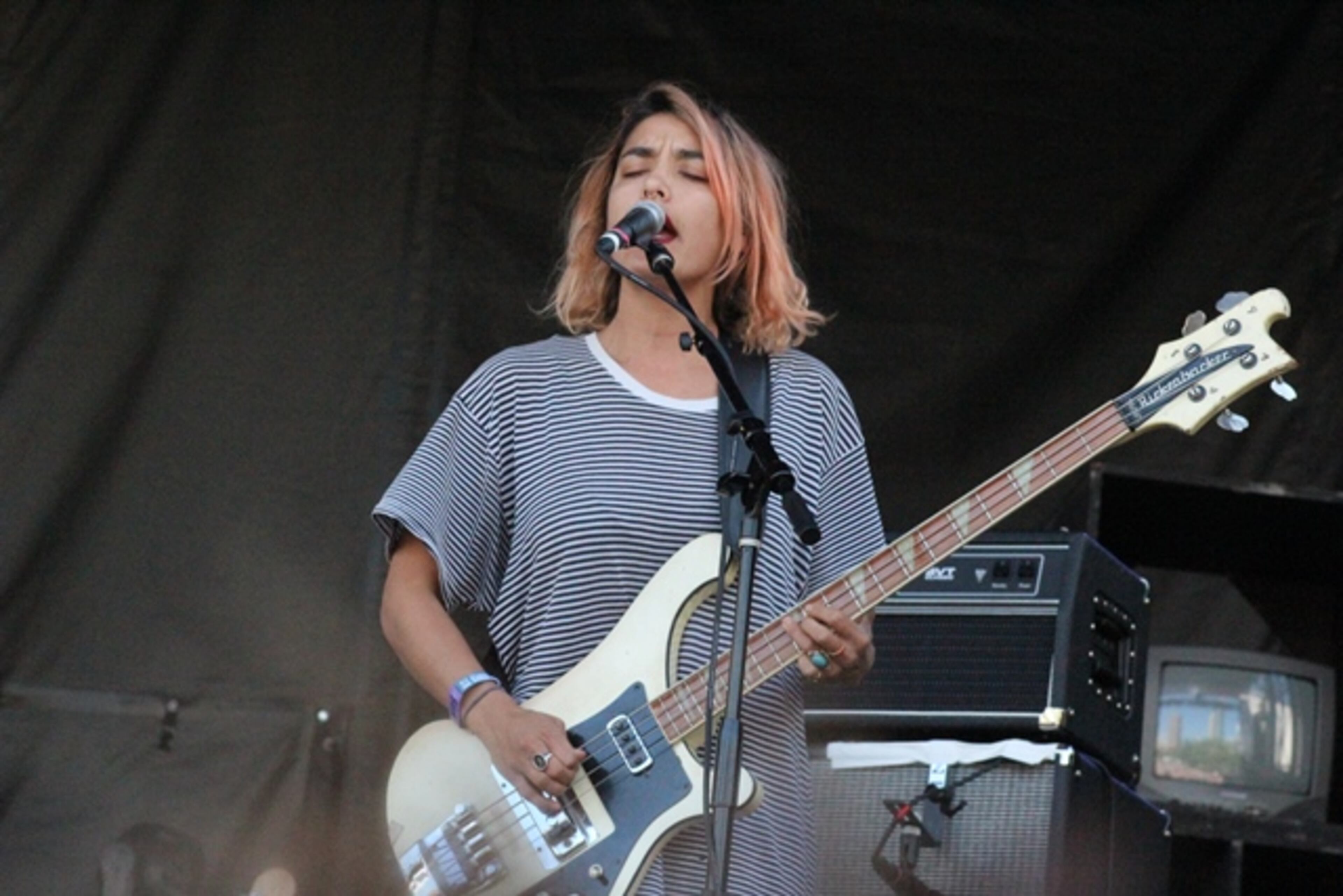 Los Angeles indie rockers Warpaint came to Shaky Knees on May 14, 2017. Photo: Melissa Ruggieri/AJC