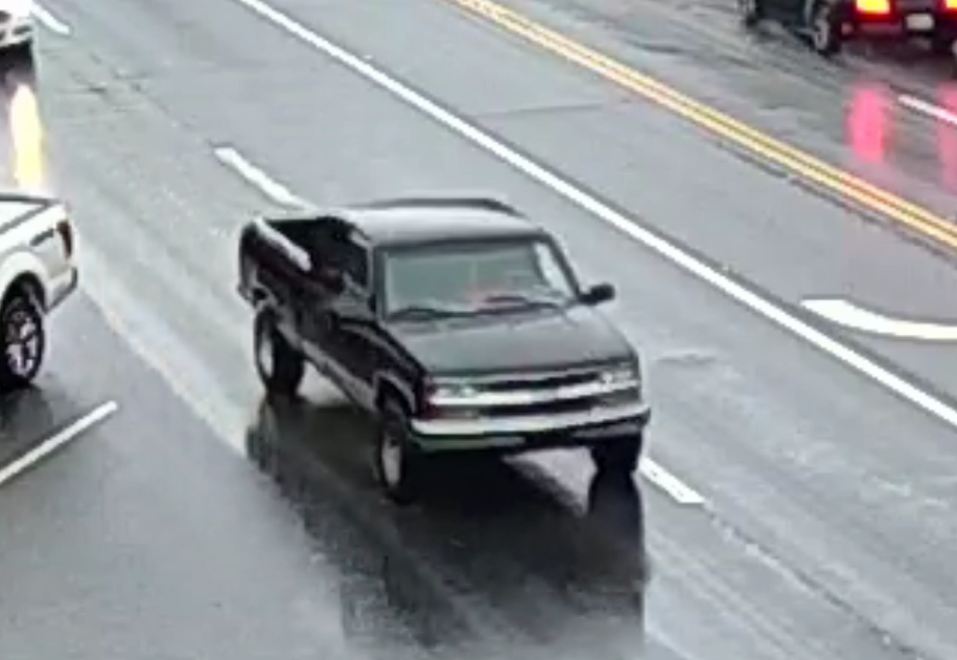 This truck, which is registered in DeKalb County, has been identified as being involved in a shooting death in Athens. It has a Georgia tag of RQA5585. (Photo: Athens-Clarke County Police Department)