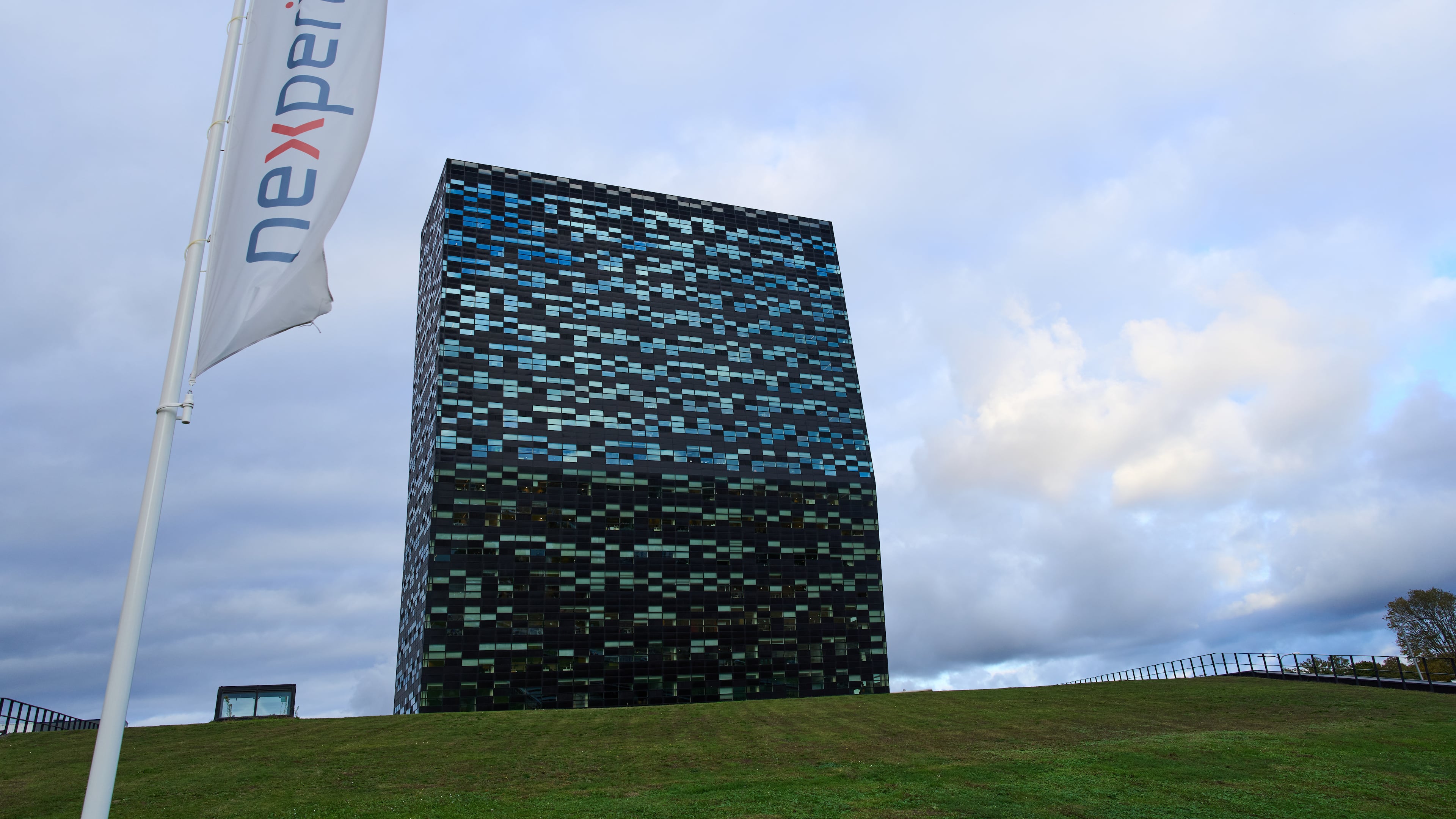 FILE - The head office of Chinese-owned chipmaker Nexperia is seen in Nijmegen, Netherlands, Tuesday, Oct. 14, 2025, after the Dutch government took control of the semiconductor company over governance shortcomings. (AP Photo/Peter Dejong, file)
