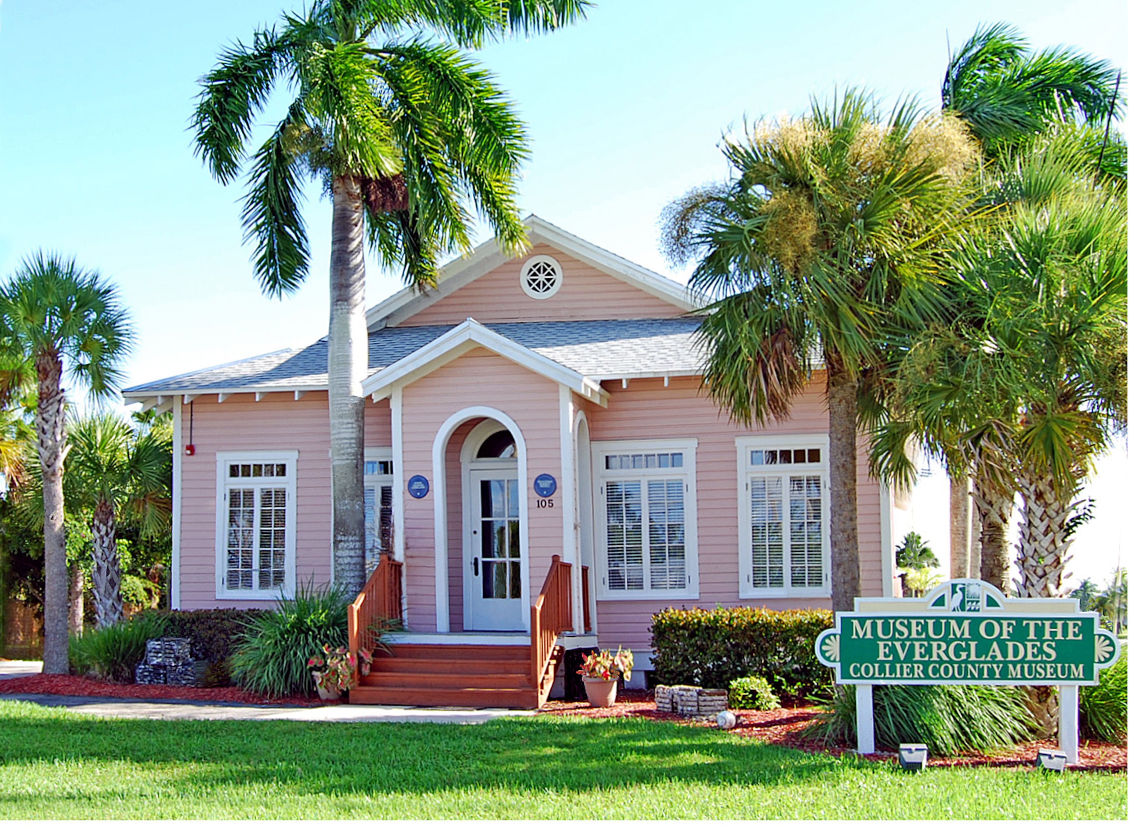 Museum of the Everglades, a former laundry facility for Barron Collier. (Courtesy of Naples Marco Island Everglades CVB)