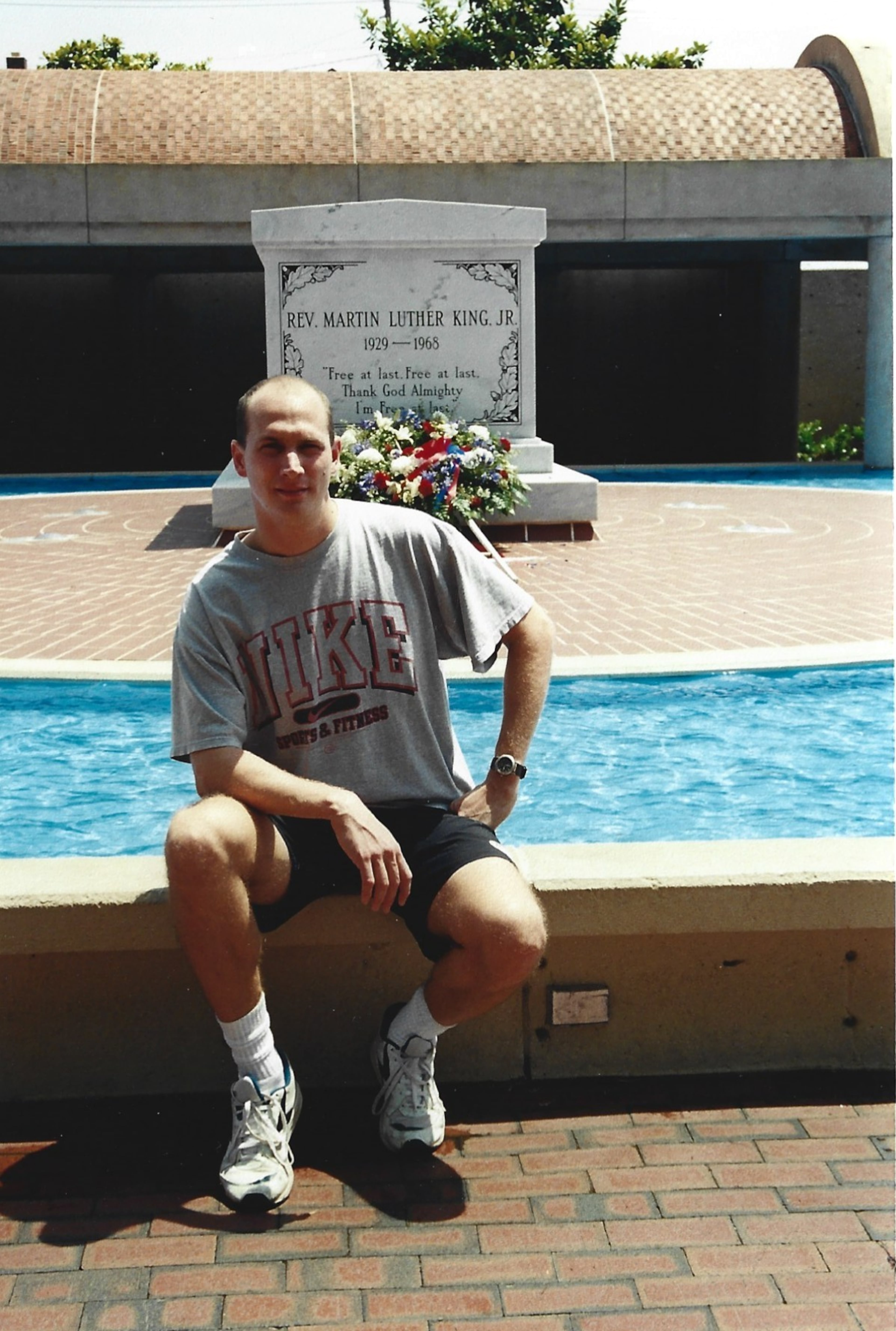 Steve visited the Martin Luther King, Jr. Center for Nonviolent Social Change in Atlanta. (Courtesy of Steve Leo)