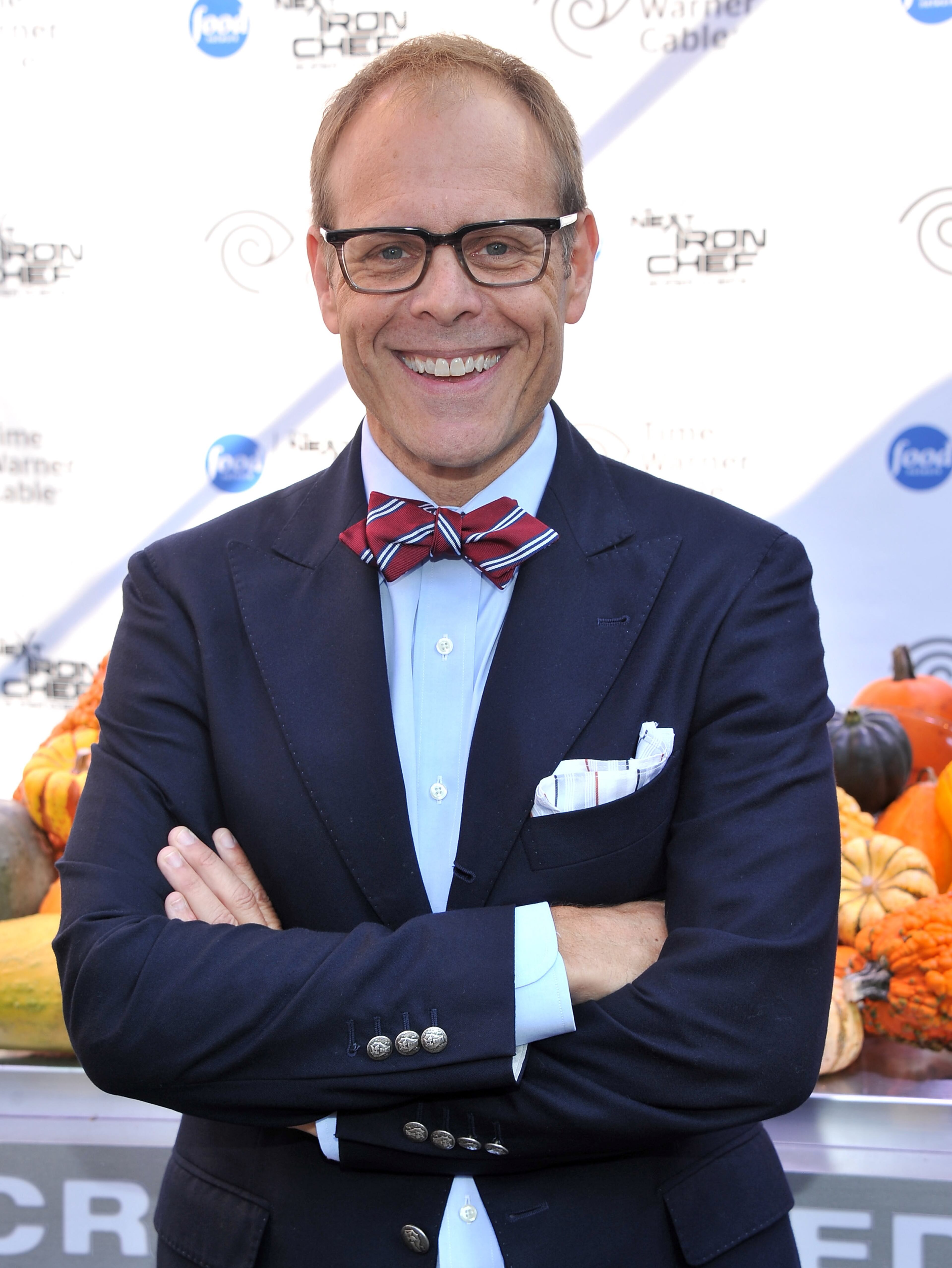 "Next Iron Chef" host Alton Brown attends the "Next Iron Chef" interactive experience kick-off on the streets of Manhattan on Sept. 30, 2011, in New York City.