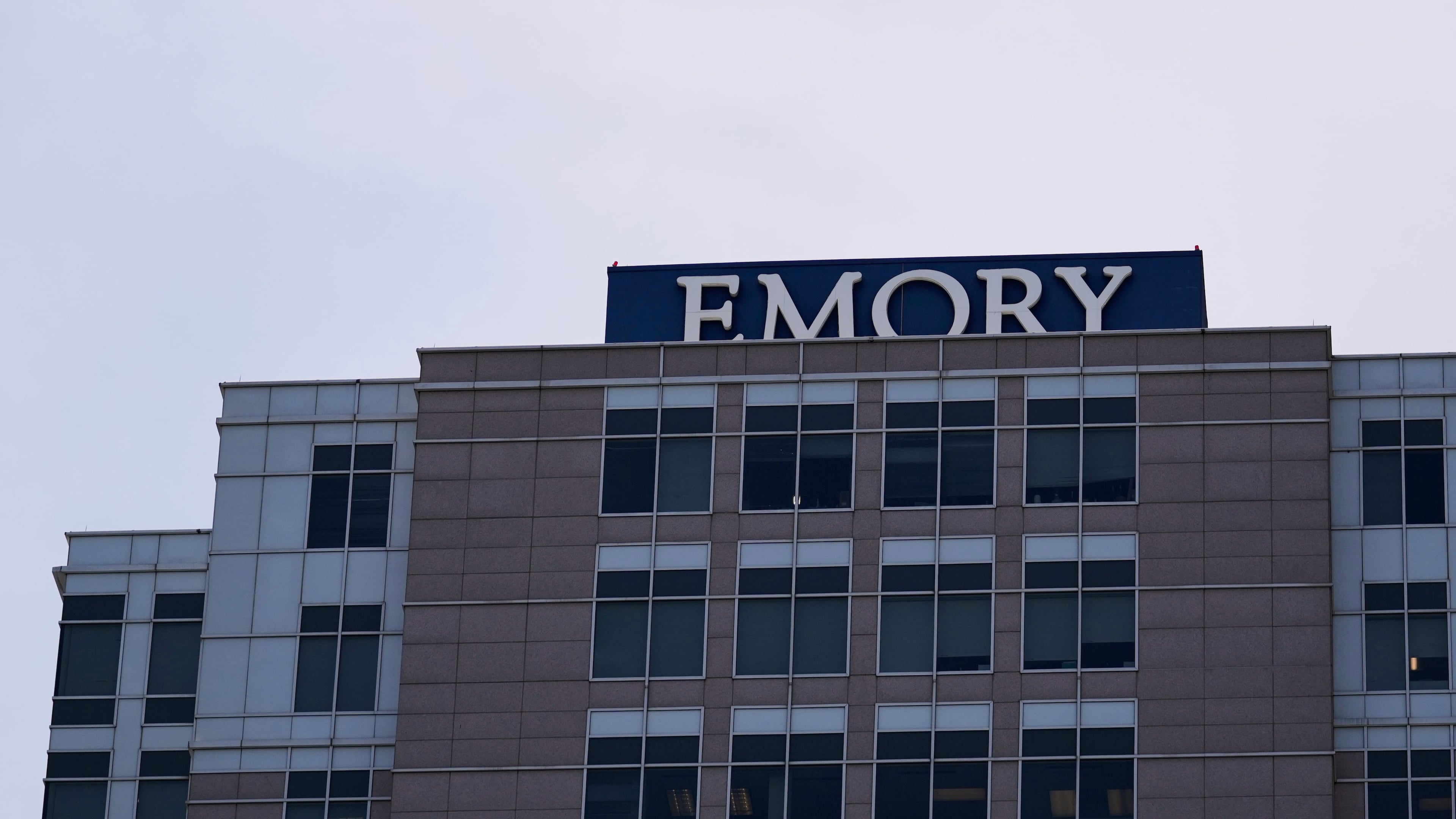 FILE - Emory University Hospital Midtown is seen May 15, 2025, in Atlanta. (AP Photo/Brynn Anderson, File)