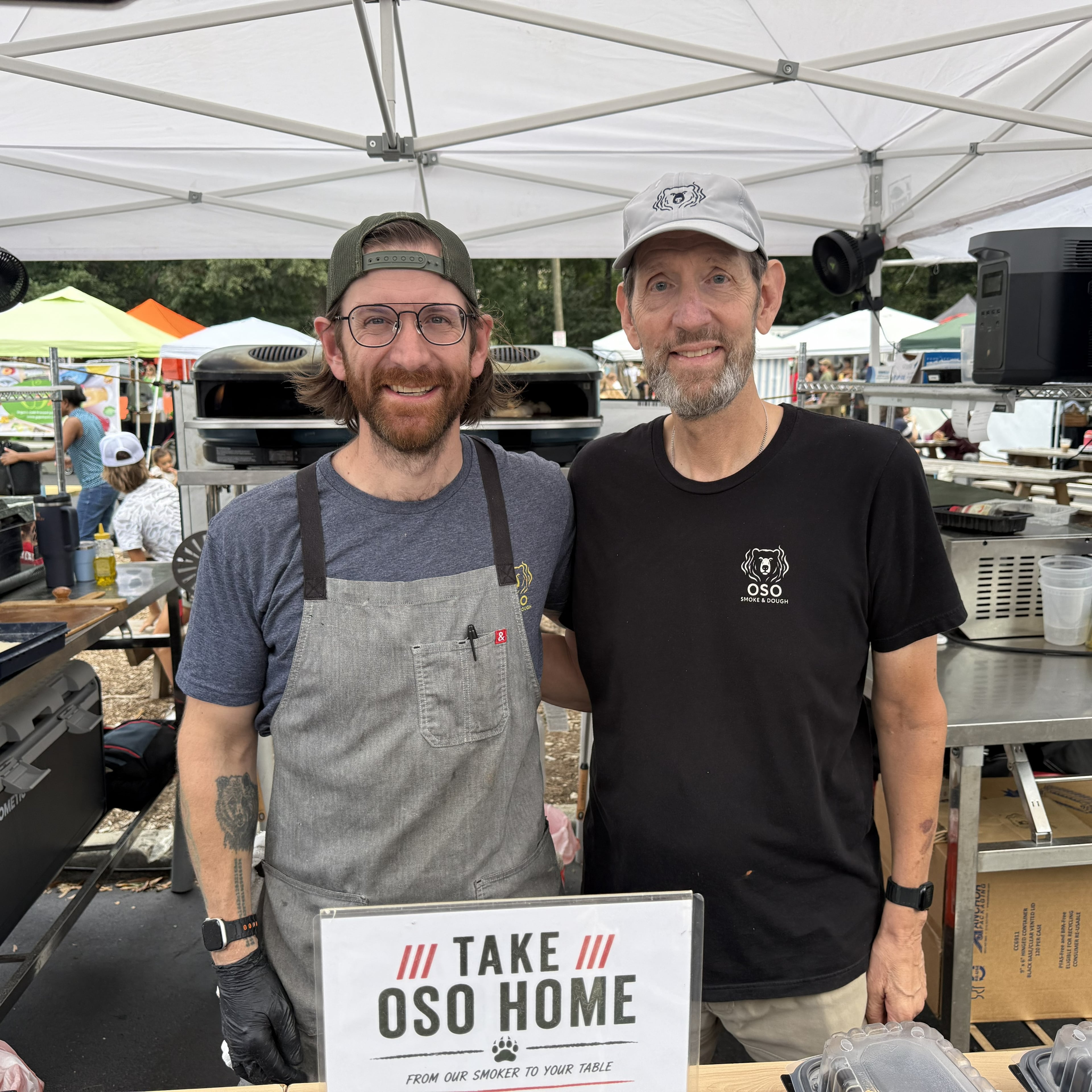 Oso Smoke & Dough’s Jay and Jethro Felton. (Courtesy of Sam Flemming)