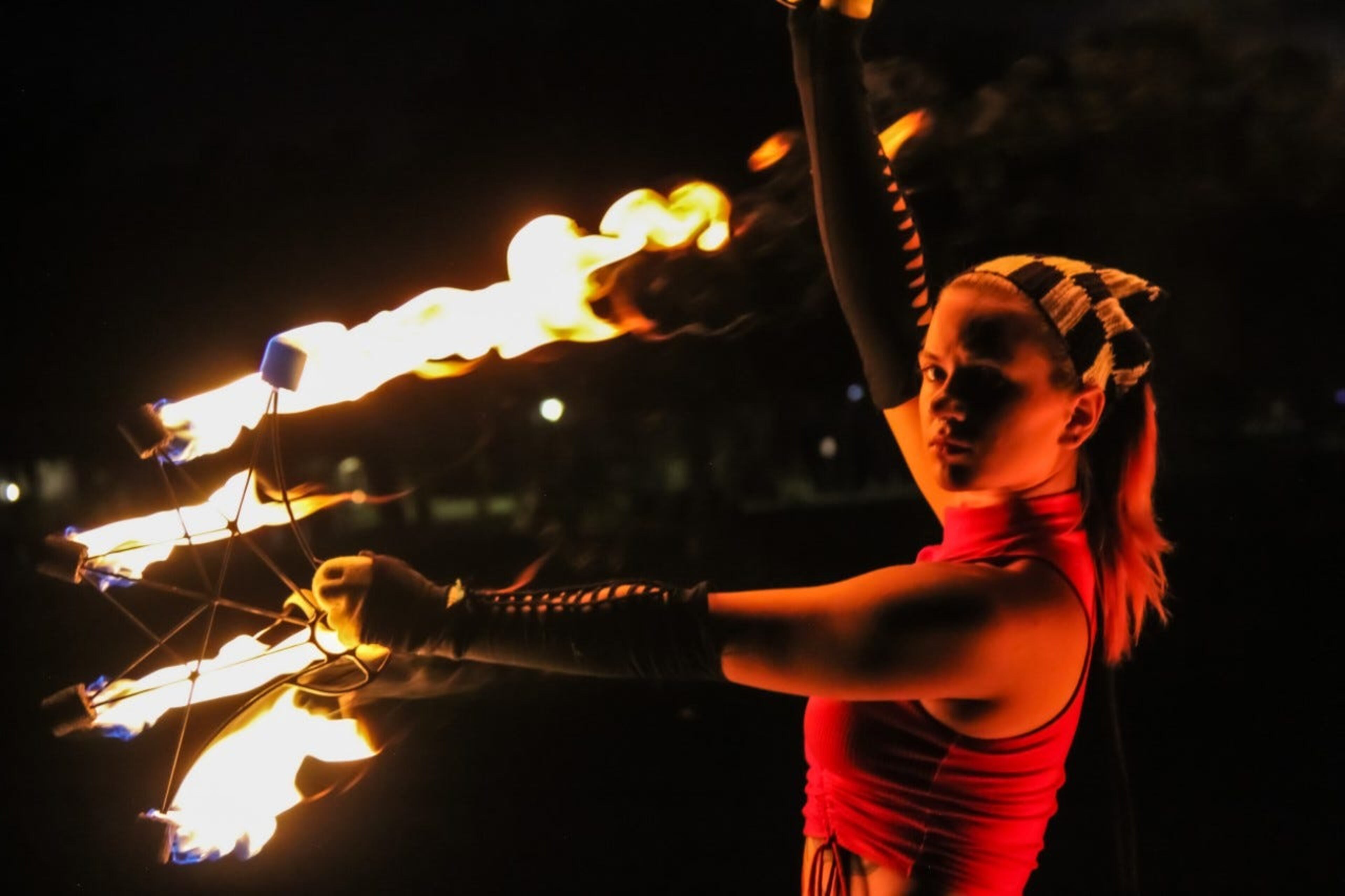 The Kaleidoscope Circus was founded recently by Haley Trash of Trash House Productions and currently has around seven members.