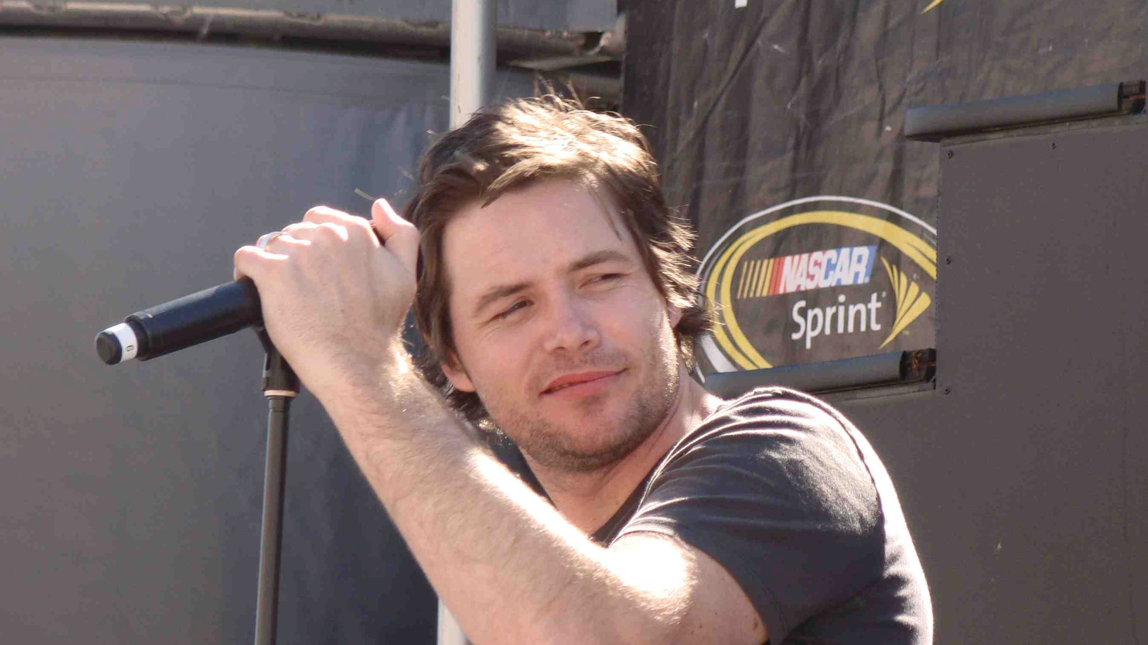 Michael Johns at the Atlanta Motor Speedway in 2008. CREDIT: Rodney Ho/rhO@ajc.com