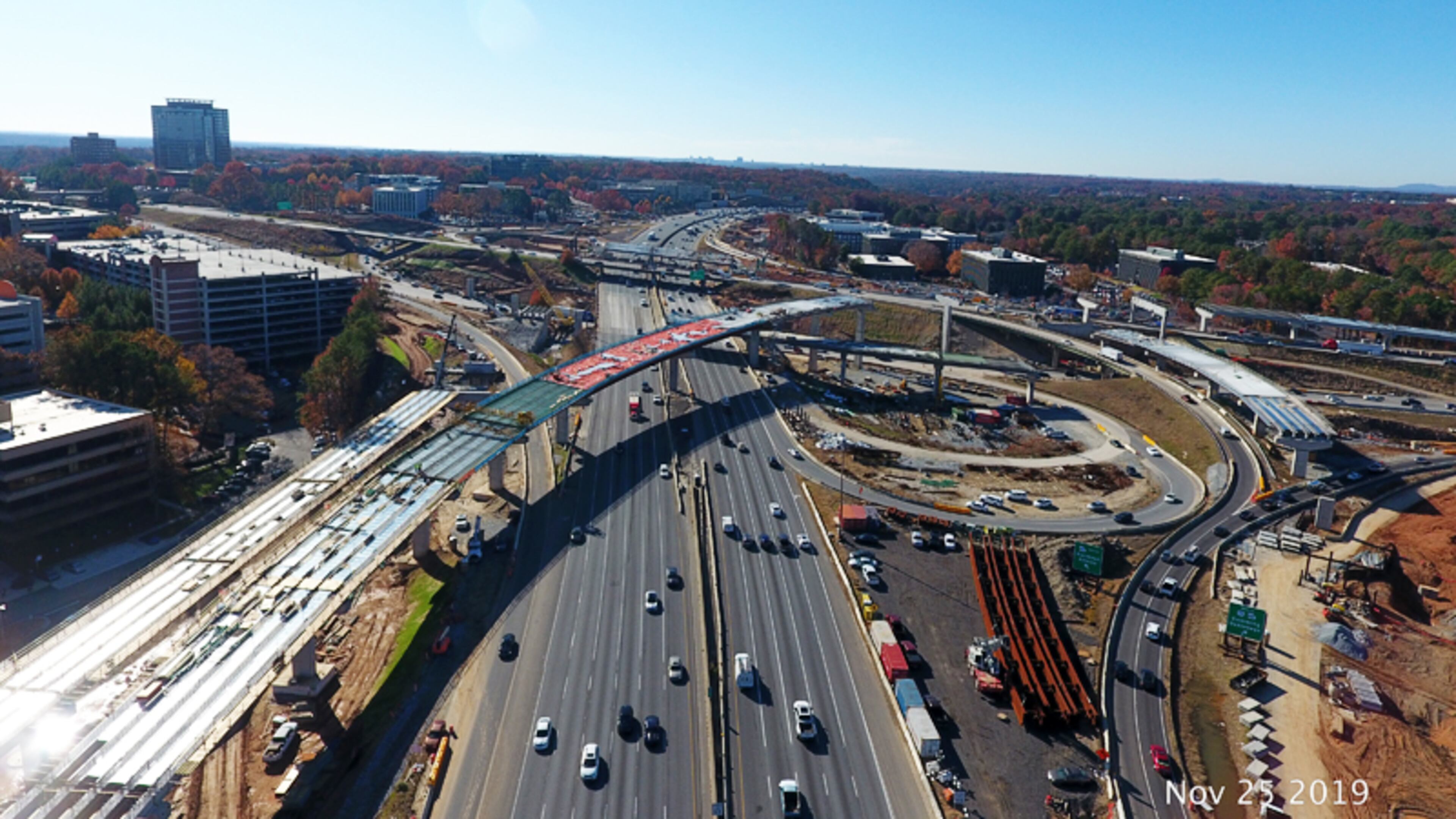 Work continues on the I-285/Ga. 400 interchange reconstruction in the top-end Perimeter area of North Fulton and DeKalb counties. Public information open houses are planned in January to discuss additional top-end projects, such as the proposed I-285 express lanes from Cobb to DeKalb counties. GEORGIA DEPARTMENT OF TRANSPORTATION