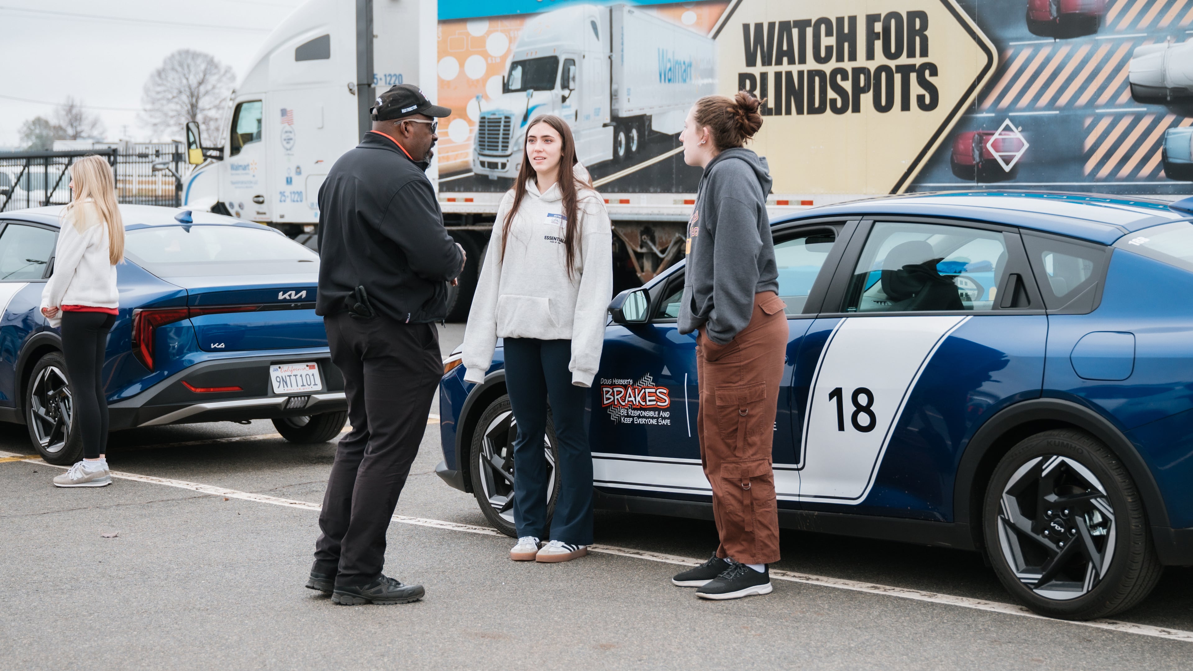 Retired drag racer Doug Herbert's hands-on B.R.A.K.E.S. classes trains young drivers and their parents on many high-stress moves and skills that can dramatically decrease their chances of causing a wreck. (Courtesy of B.R.A.K.E.S.)