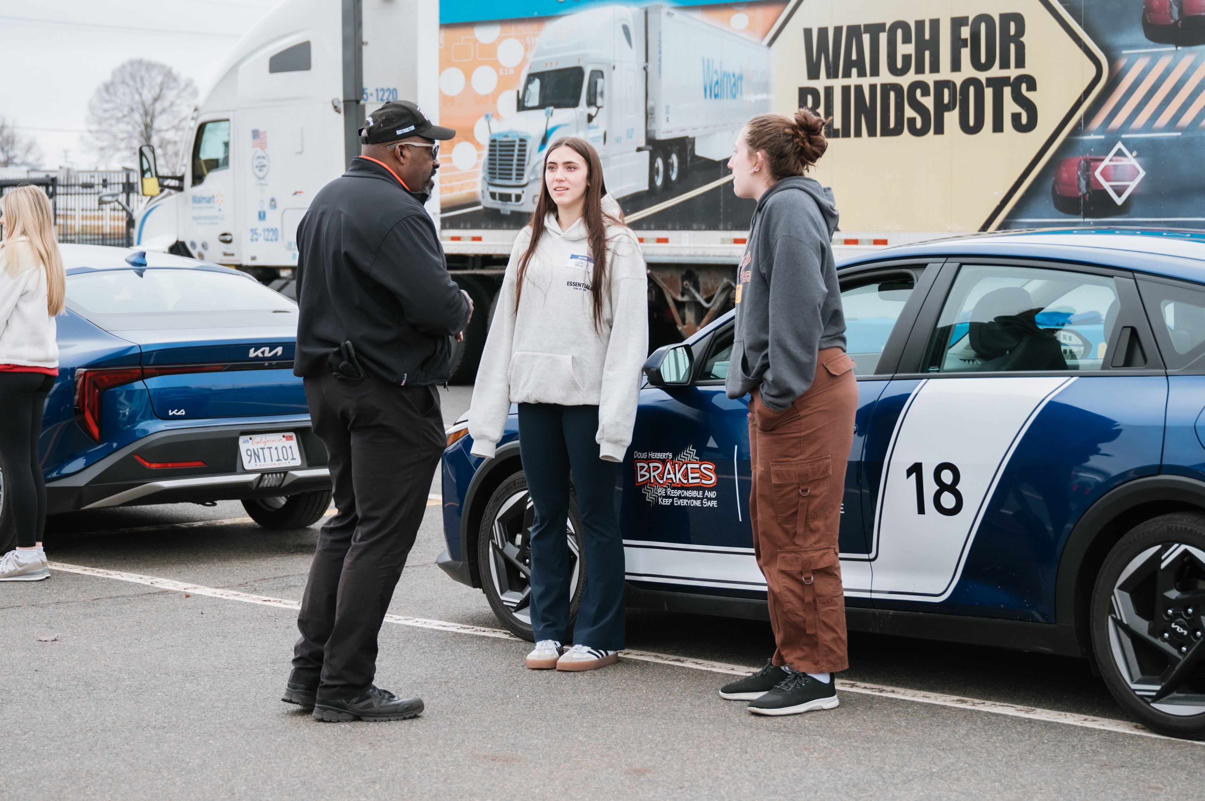 Retired drag racer Doug Herbert's hands-on B.R.A.K.E.S. classes trains young drivers and their parents on many high-stress moves and skills that can dramatically decrease their chances of causing a wreck. (Courtesy of B.R.A.K.E.S.)