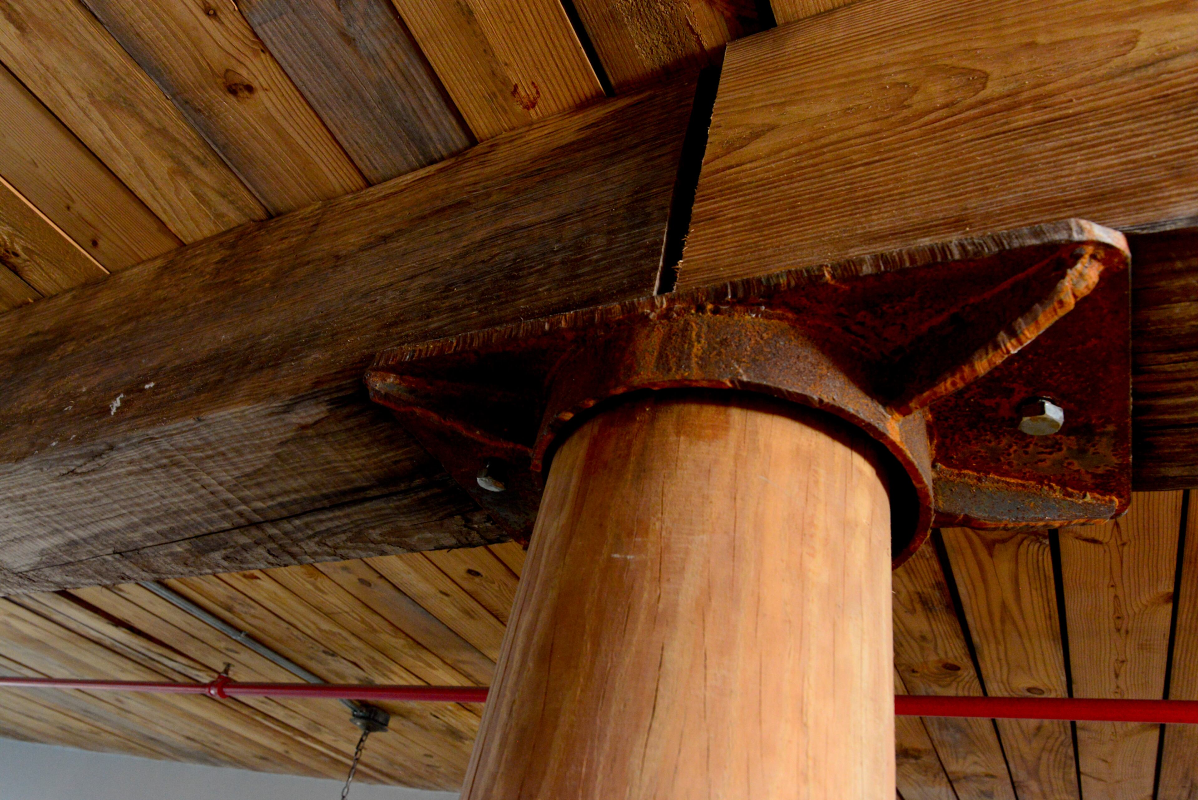 The Stacks, a former mill, dates to the late 1800s and was converted to lofts in the 1990s.