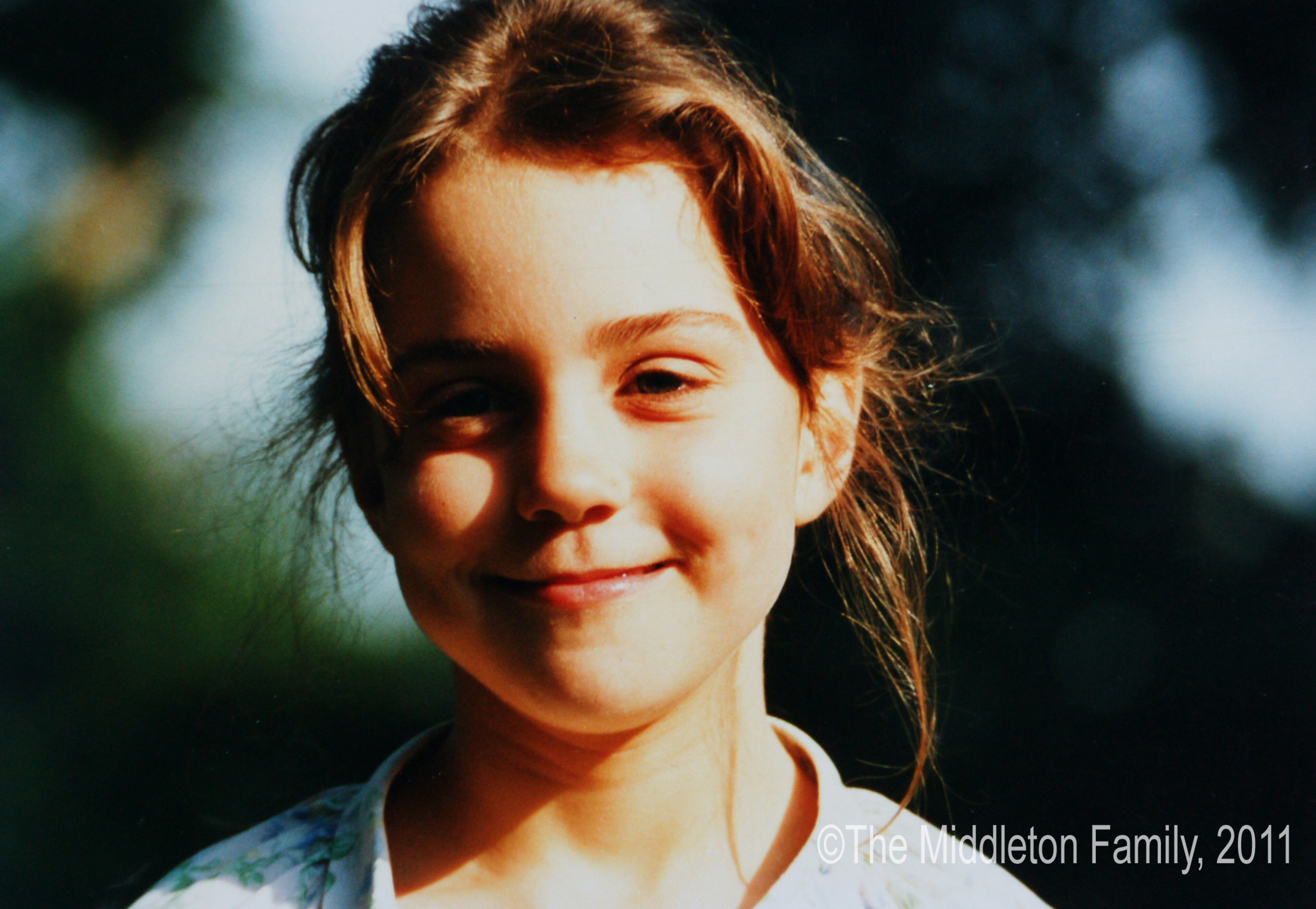 In this Handout Image provided by Clarence House www.officialroyalwedding2011.org, Kate Middleton is pictured aged five. (Photo by the Middleton Family/Clarence House via GettyImages)