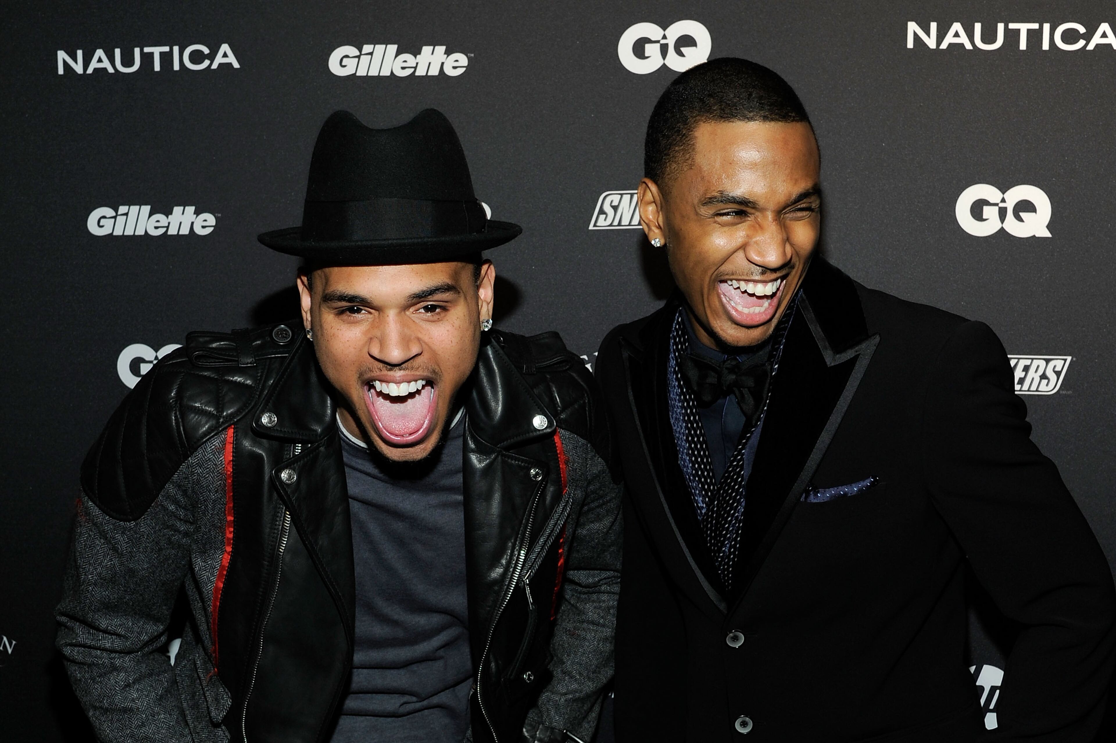 Chris Brown and Trey Songz attend GQ's The Gentlemen's Ball at The Edison Ballroom on October 27, 2010 in New York City. (Photo by Larry Busacca/Getty Images)