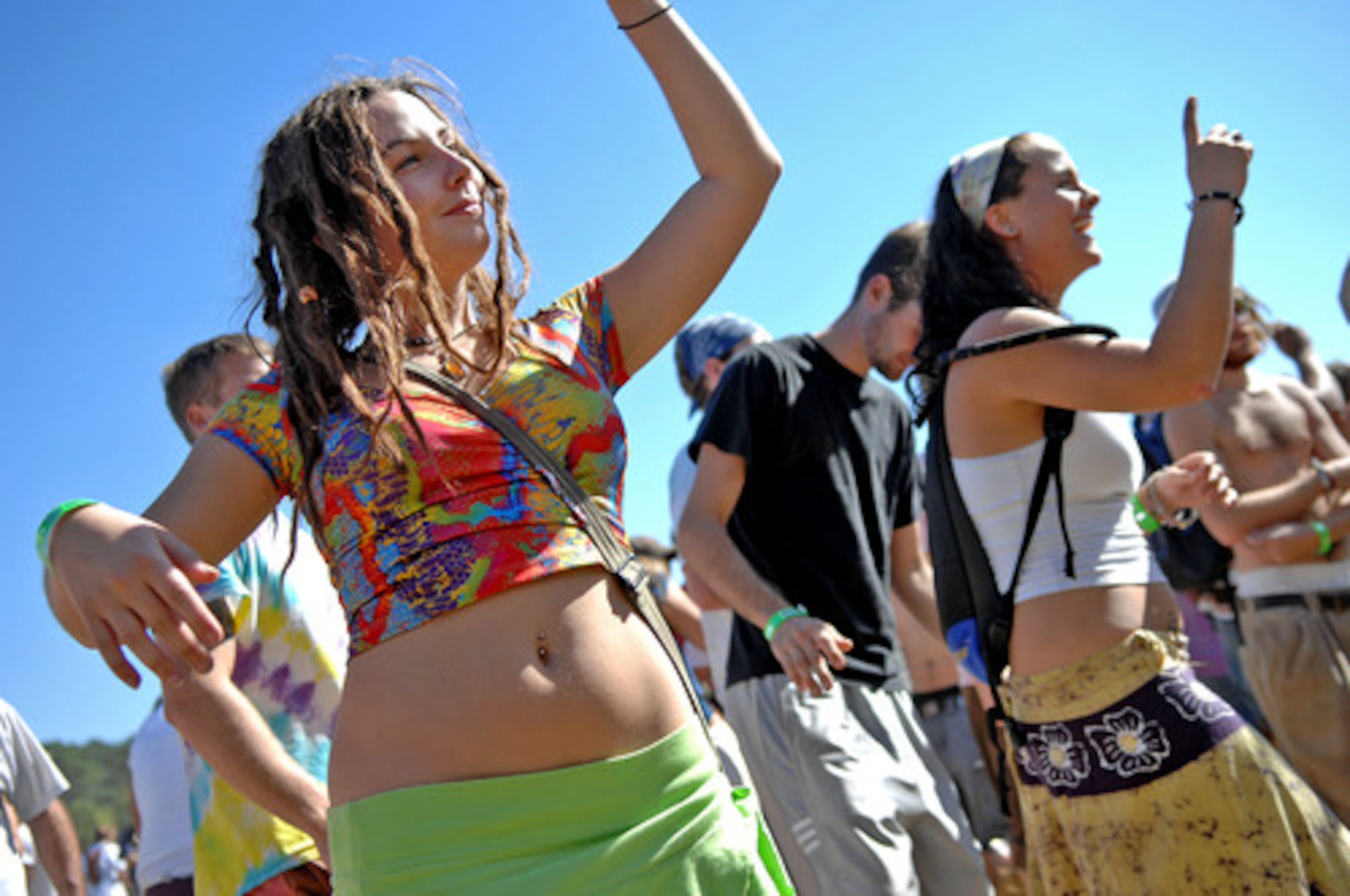 Timber Wallace of Gainsville, Fla., came to South Fulton to enjoy the sun and the songs.