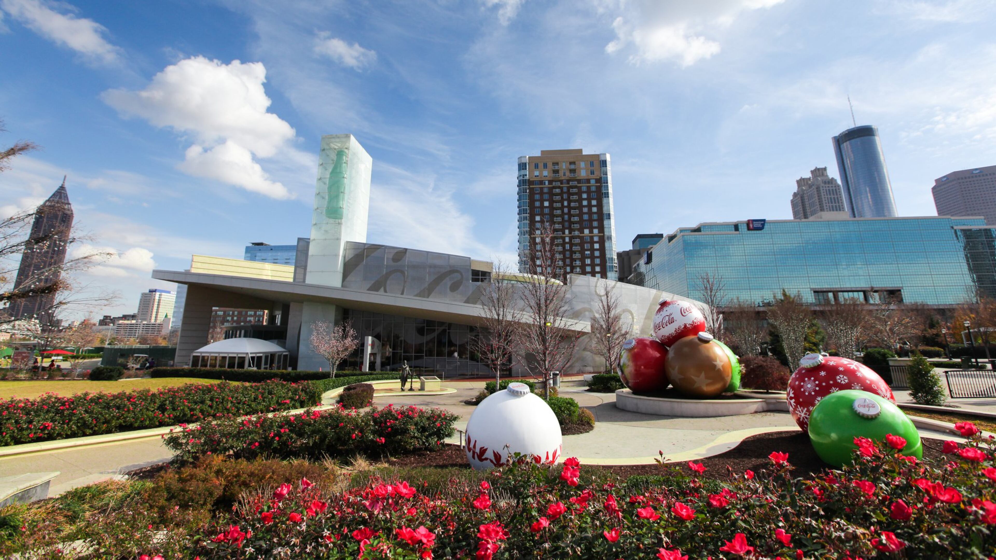 World of Coca-Cola is decked out for the holidays.