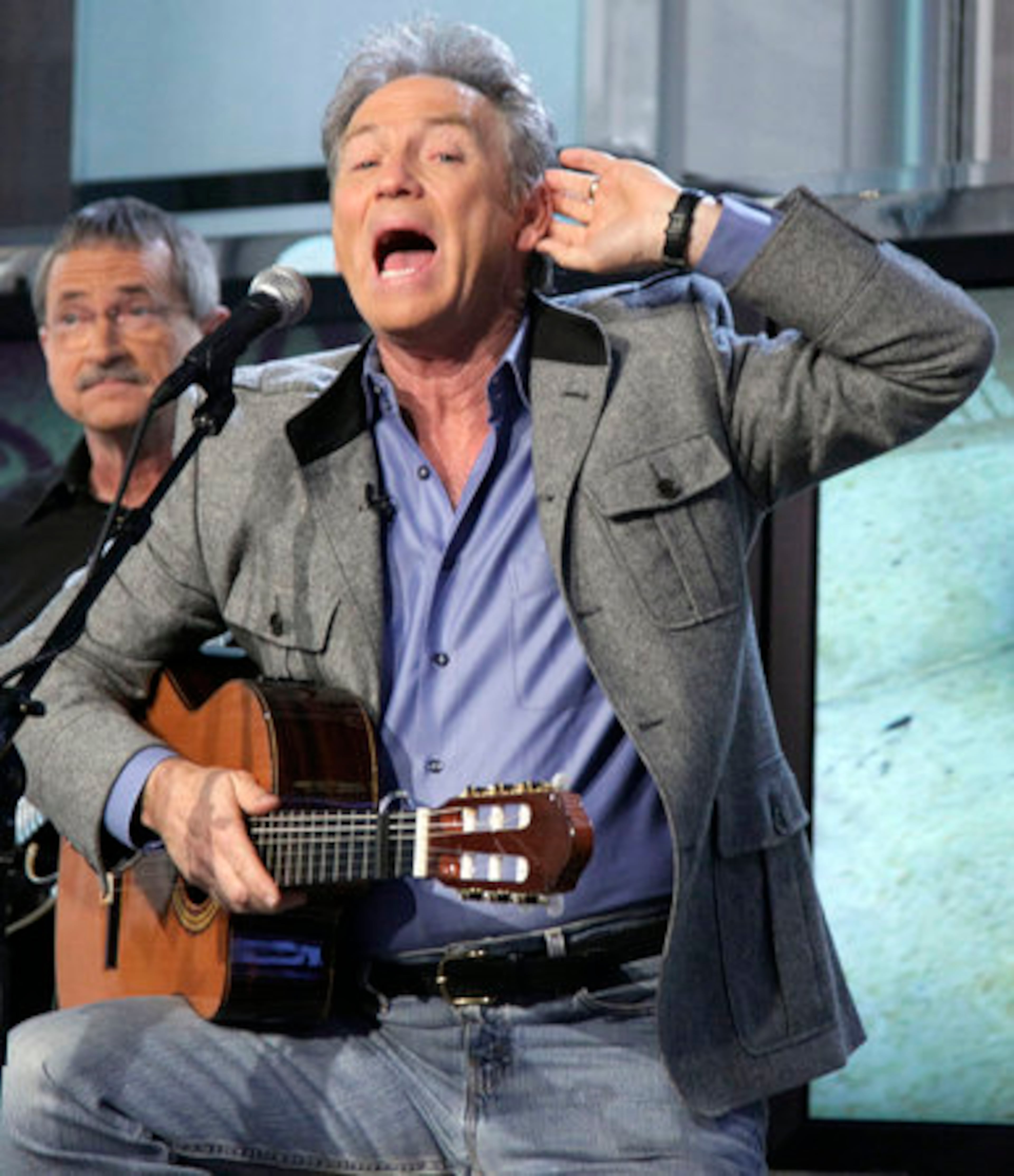 Larry Gatlin of the Gatlin Brothers performs on "Imus in the Morning" in 2020. (AP File)