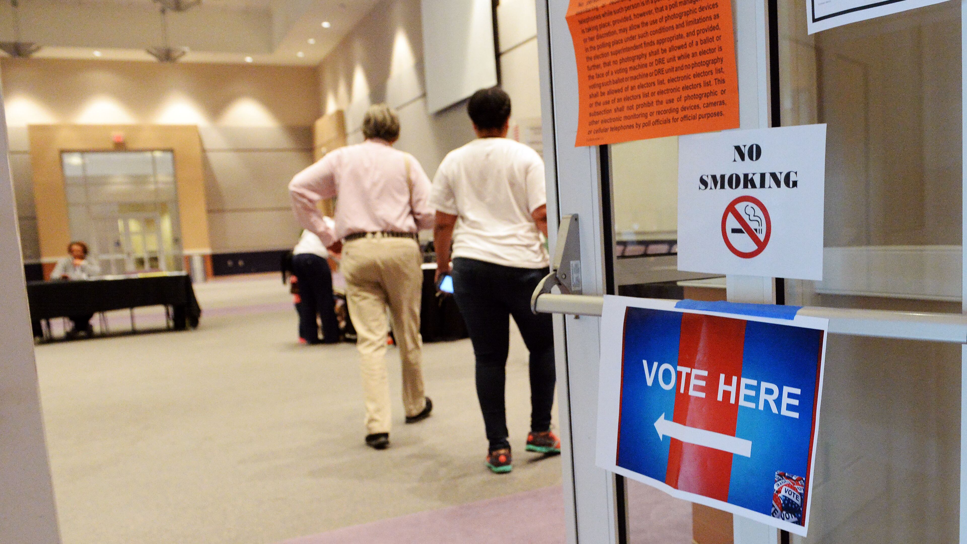 Stonecrest voters select a Mayor and City Council on at the New Birth Missionary Baptist Church polling location during Tuesday's election. New cities in southeastern DeKalb County as well as South Fulton selected their choices of leadership Tuesday. KENT D. JOHNSON/AJC