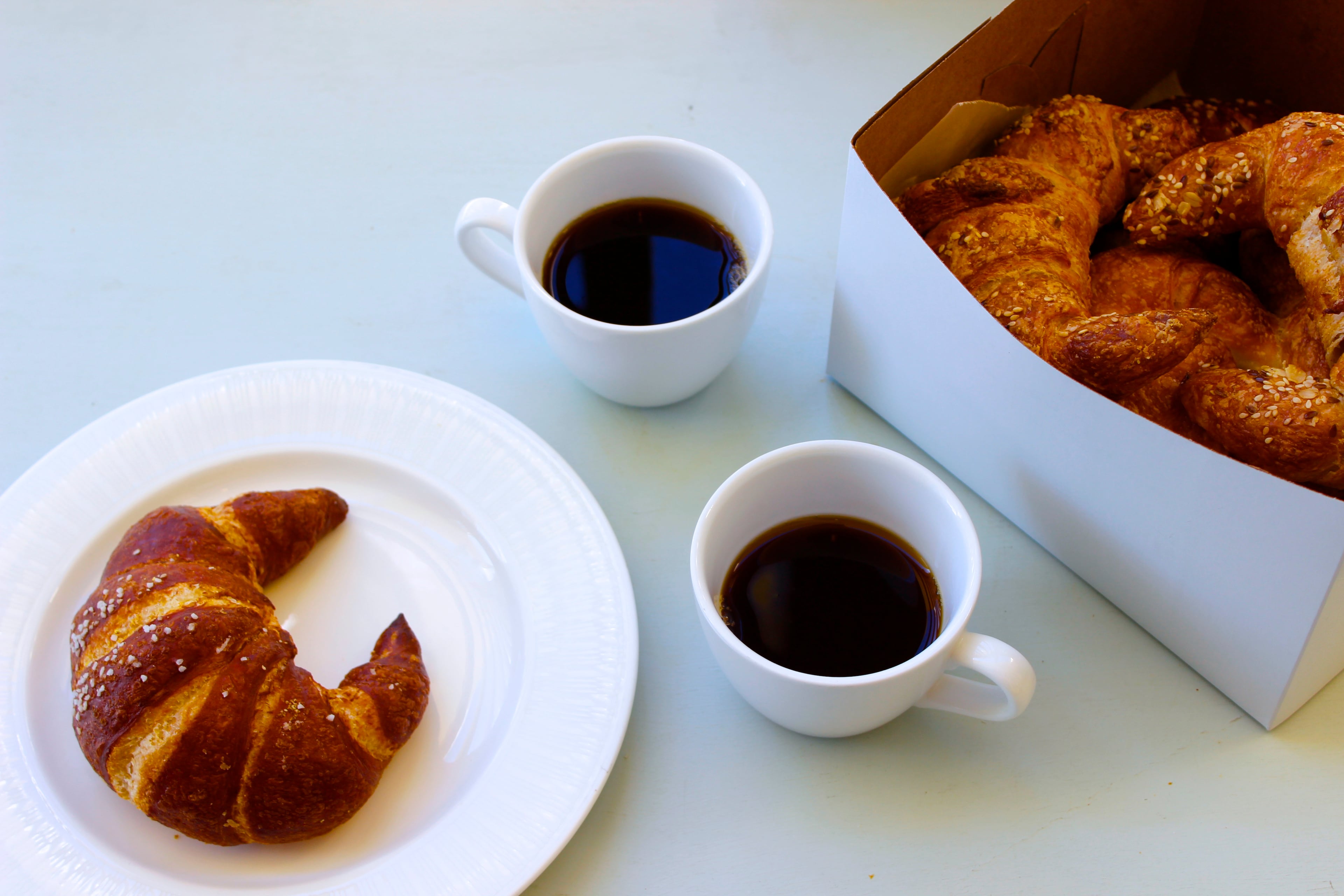 In honor of the reopening of I-85, Buckhead Bread Company & Corner Café is offering free coffee and mini croissants on Monday. / Buckhead Life Restaurant Group