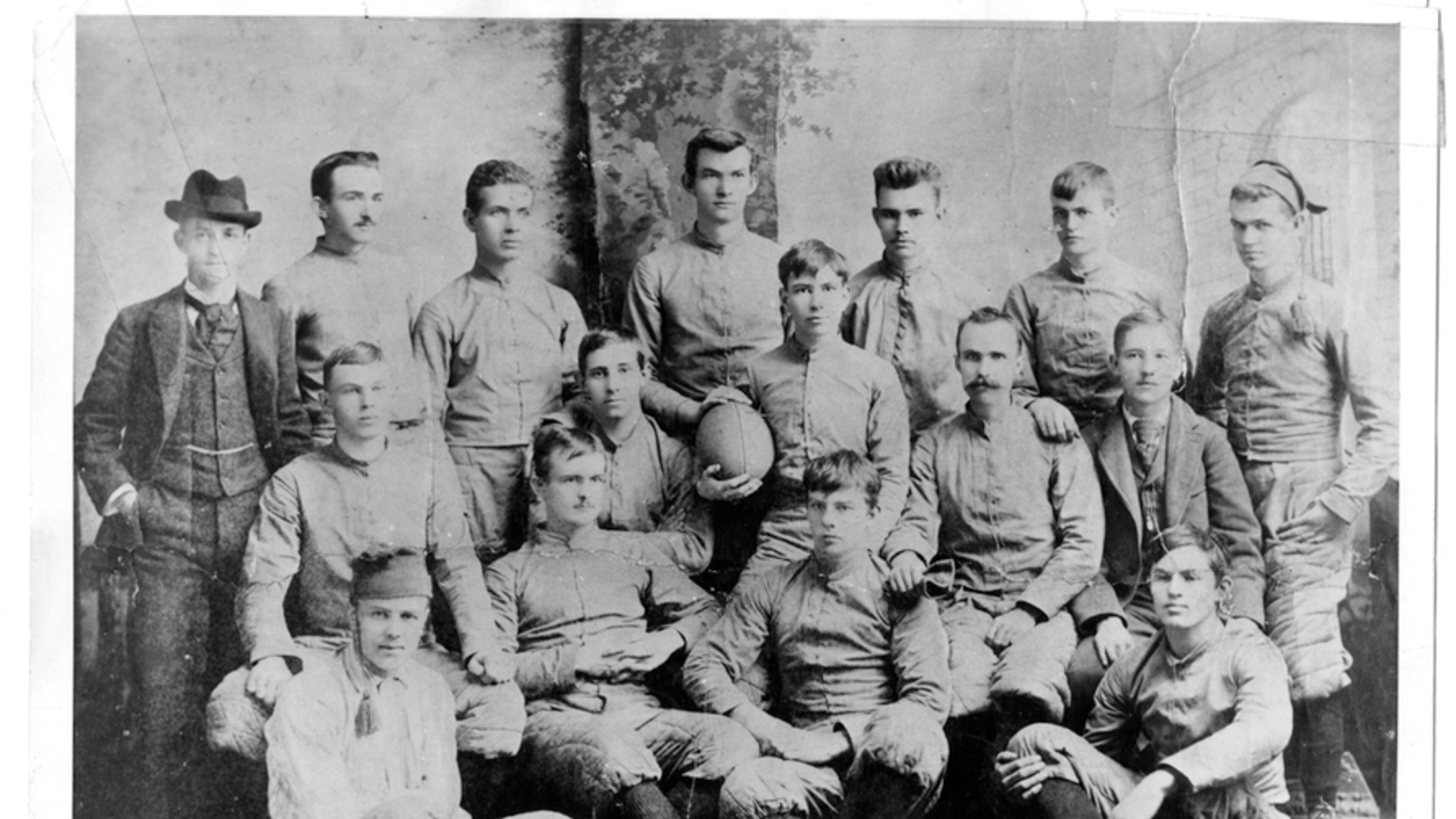 Georgia Tech's first football team, fielded in 1892. (Georgia Tech Archives)