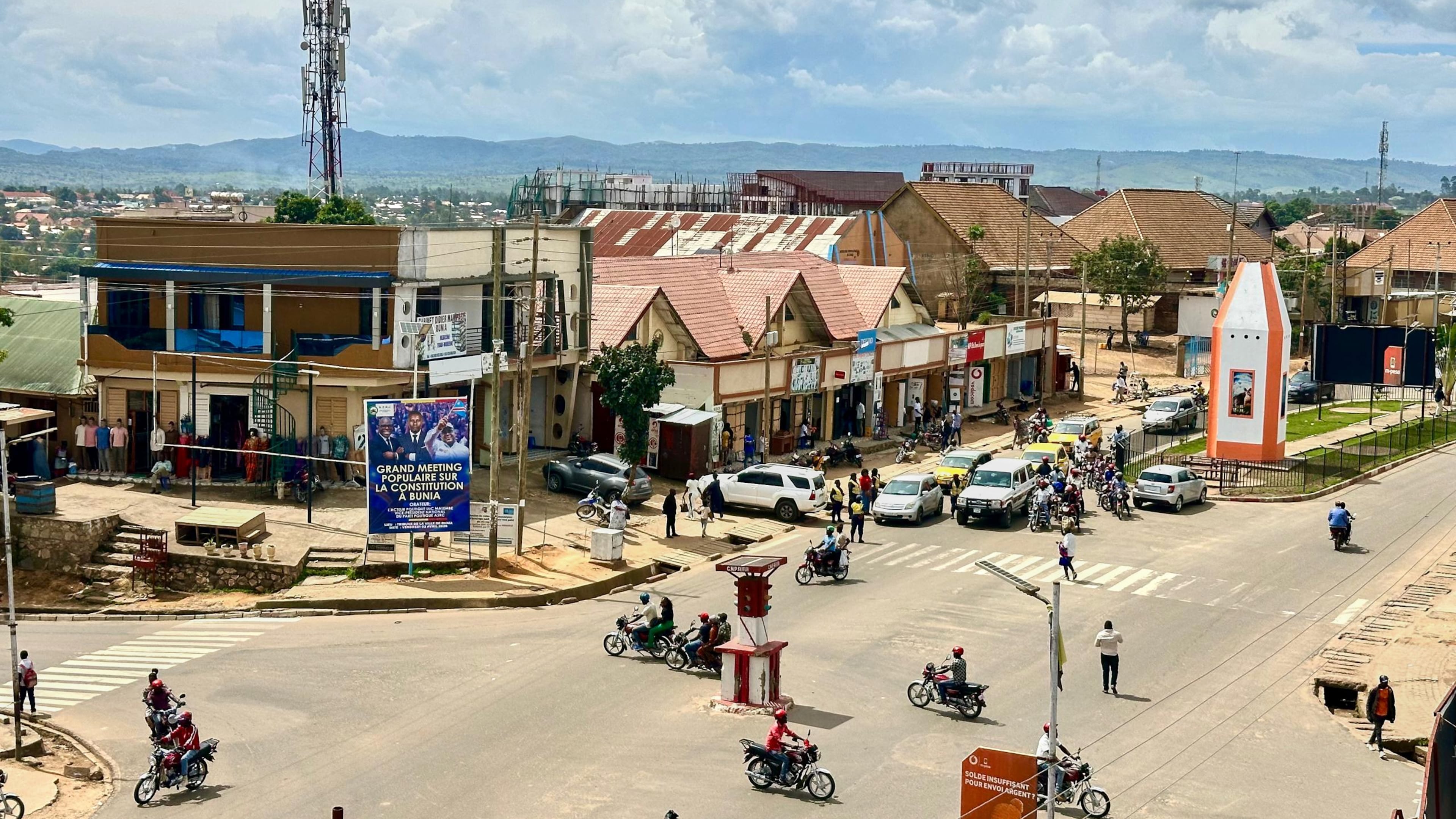 A general view of Bunia, where Ebola outbreaks have been confirmed in Ituri province, Congo, Friday, May 15, 2026. (AP Photo)