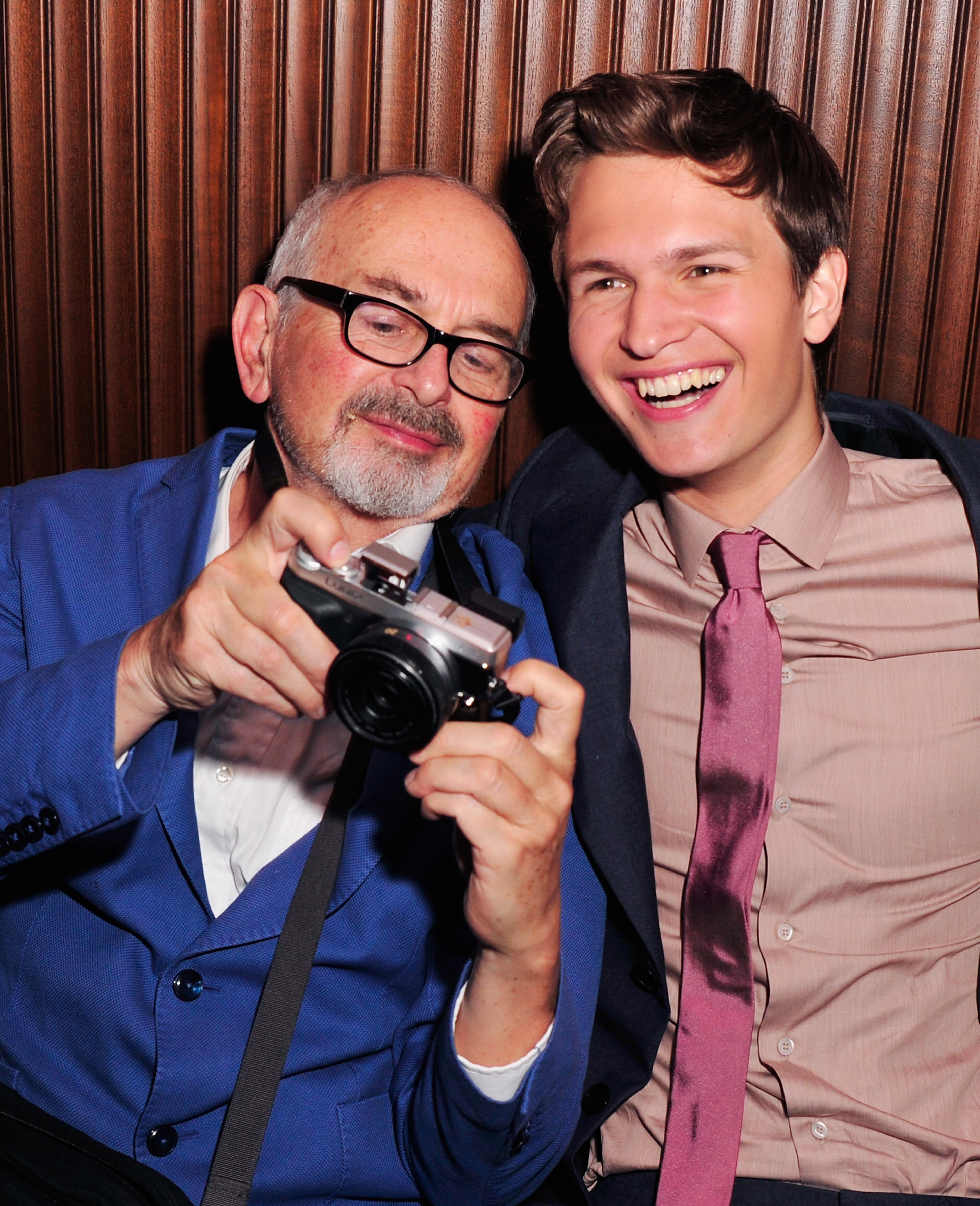 NEW YORK, NY - JUNE 02: Photographer Arthur Elgort and actor Ansel Elgort attend "The Fault In Our Stars" premiere after party at The Royalton Hotel on June 2, 2014 in New York City. (Photo by Stephen Lovekin/Getty Images)