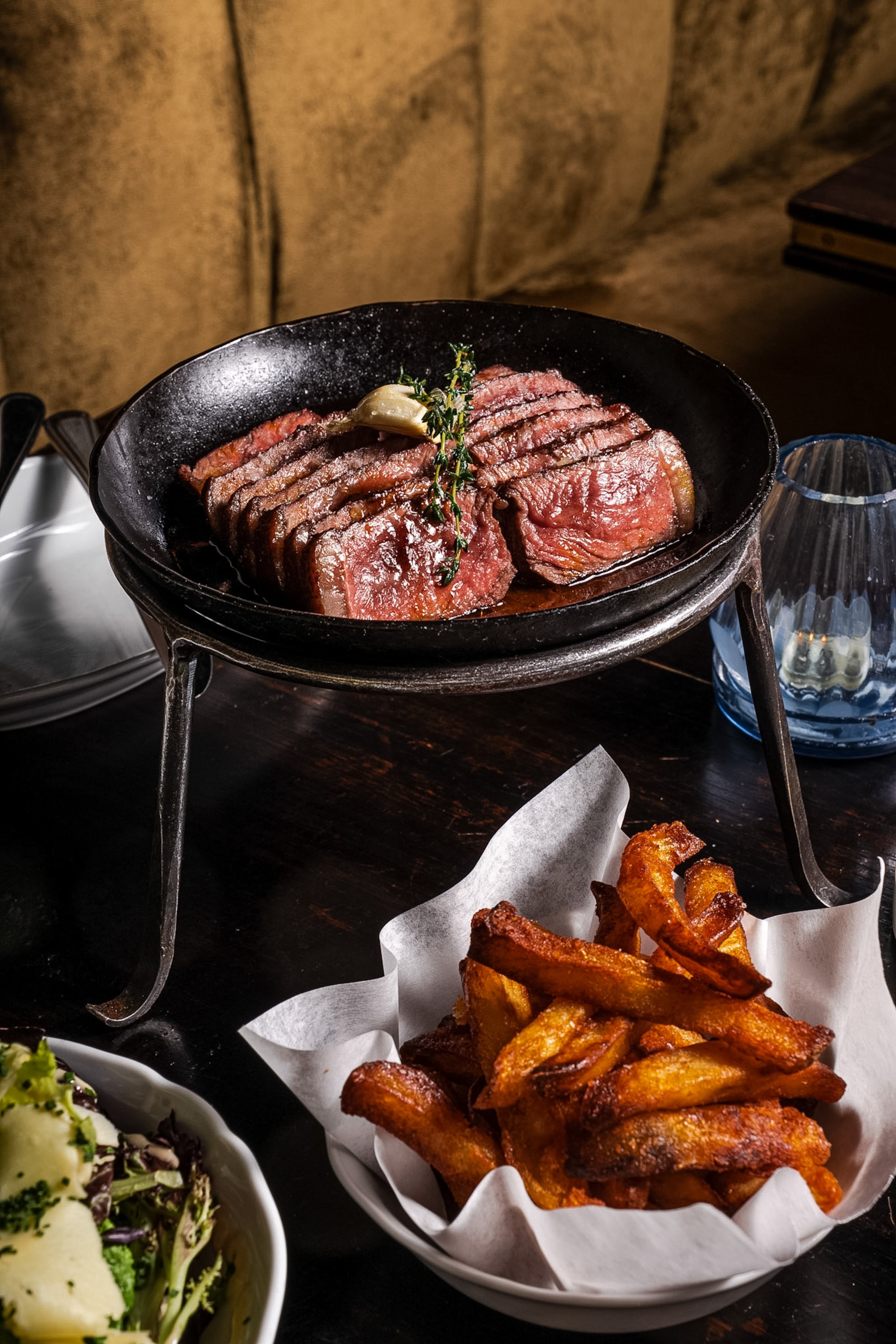 Bar Blanc will celebrate Bastille Day with a steak carving station and a frite bar. (Courtesy of Rocket Farm Restaurants)