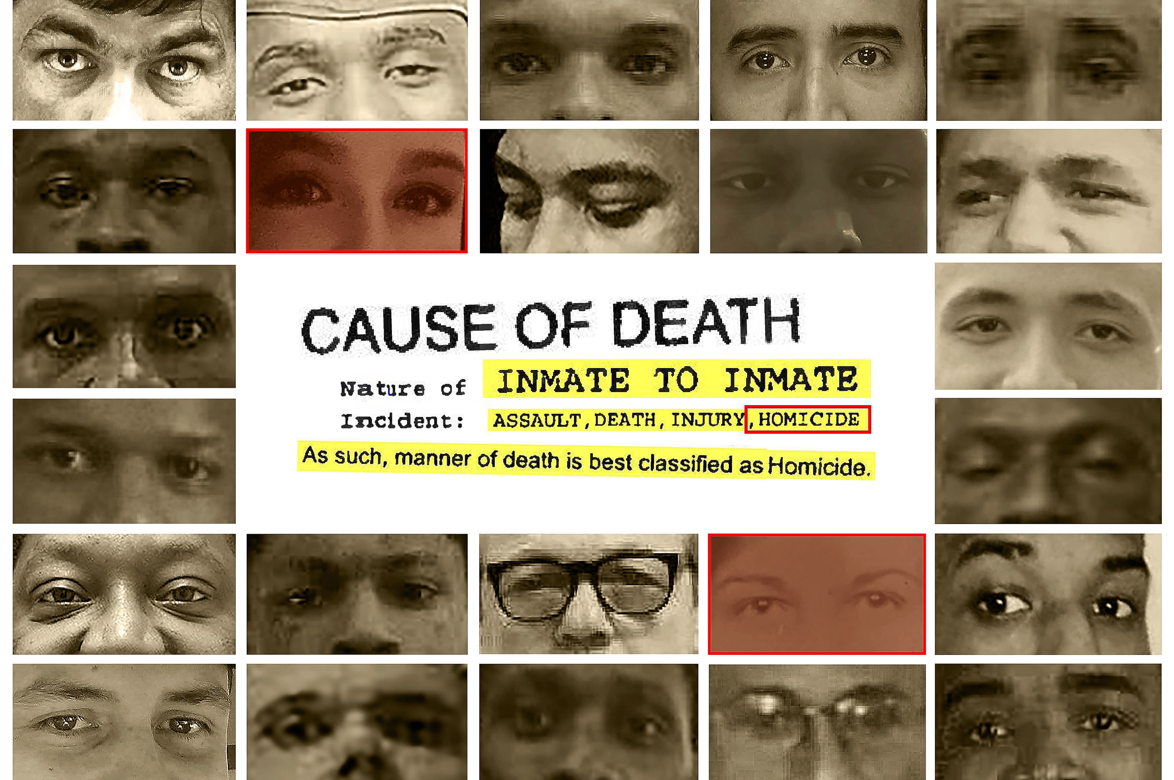 Death behind bars - victims