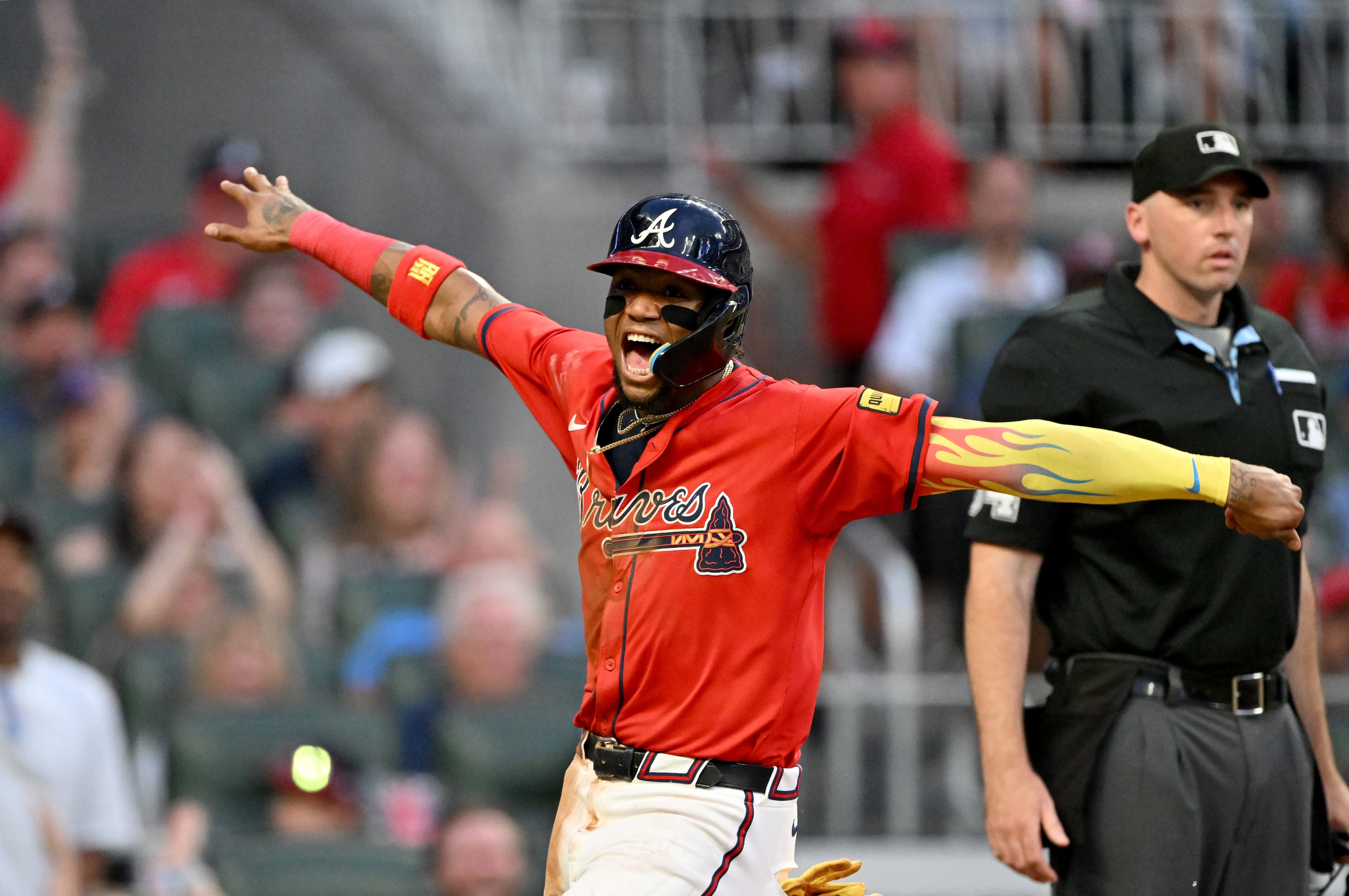 Game 1 of Braves vs Yankees