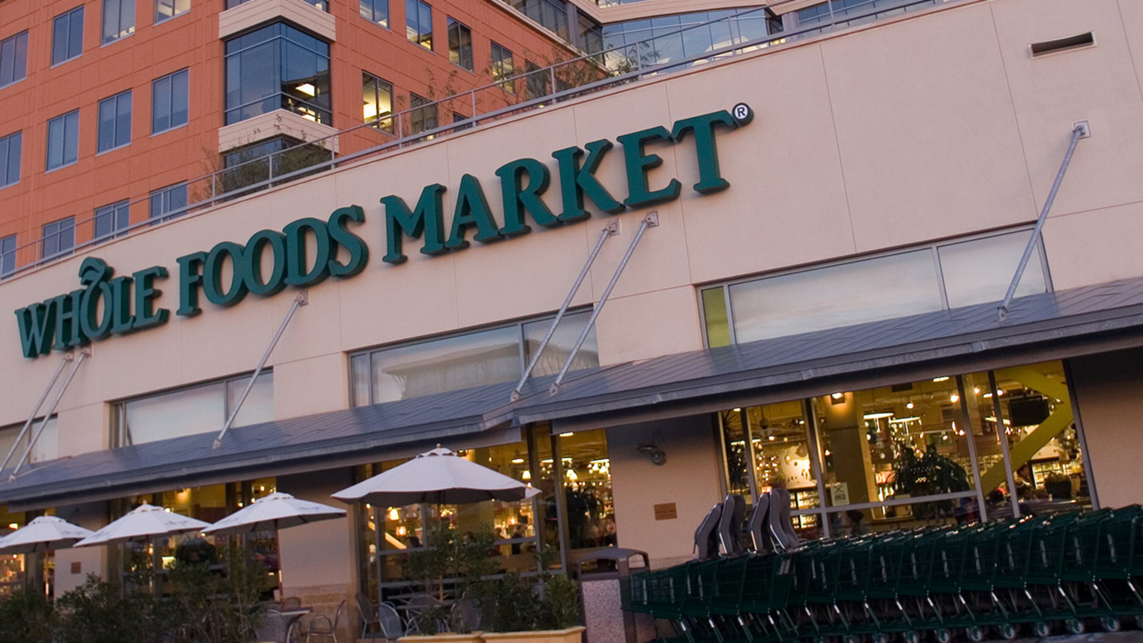 The flagship Whole Foods store at the corporate headquarters in Austin, Texas. (Photo by Erik Freeland/Corbis via Getty Images)