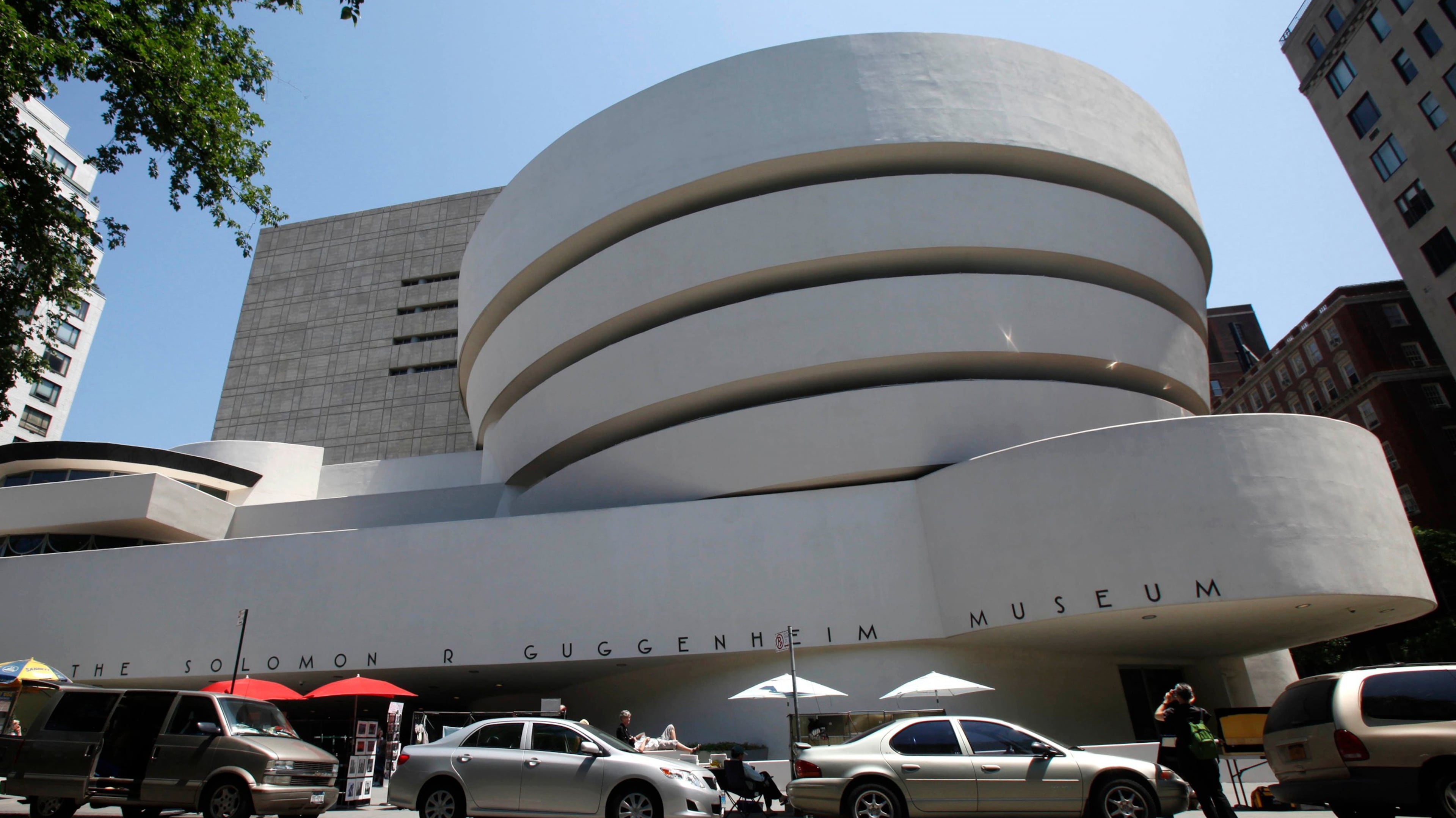 FILE - The exterior of Frank Lloyd Wright's Solomon R. Guggenheim Museum in New York, May 31, 2011. (AP Photo/Kathy Willens, File)