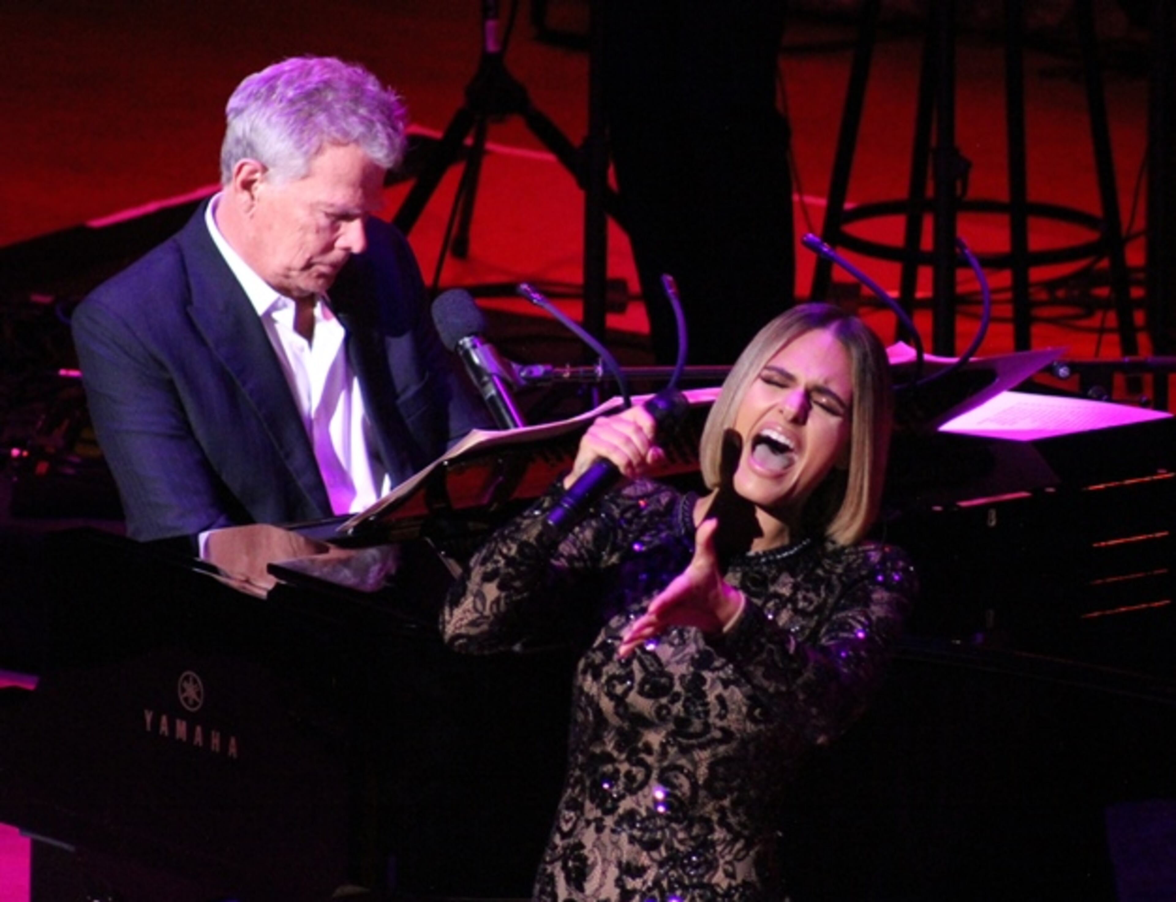 "American Idol" alum Pia Toscano was one of three singers who shared the stage with David Foster at Atlanta Symphony Hall on March 3, 2019. Photo: Melissa Ruggieri/Atlanta Journal-Constitution