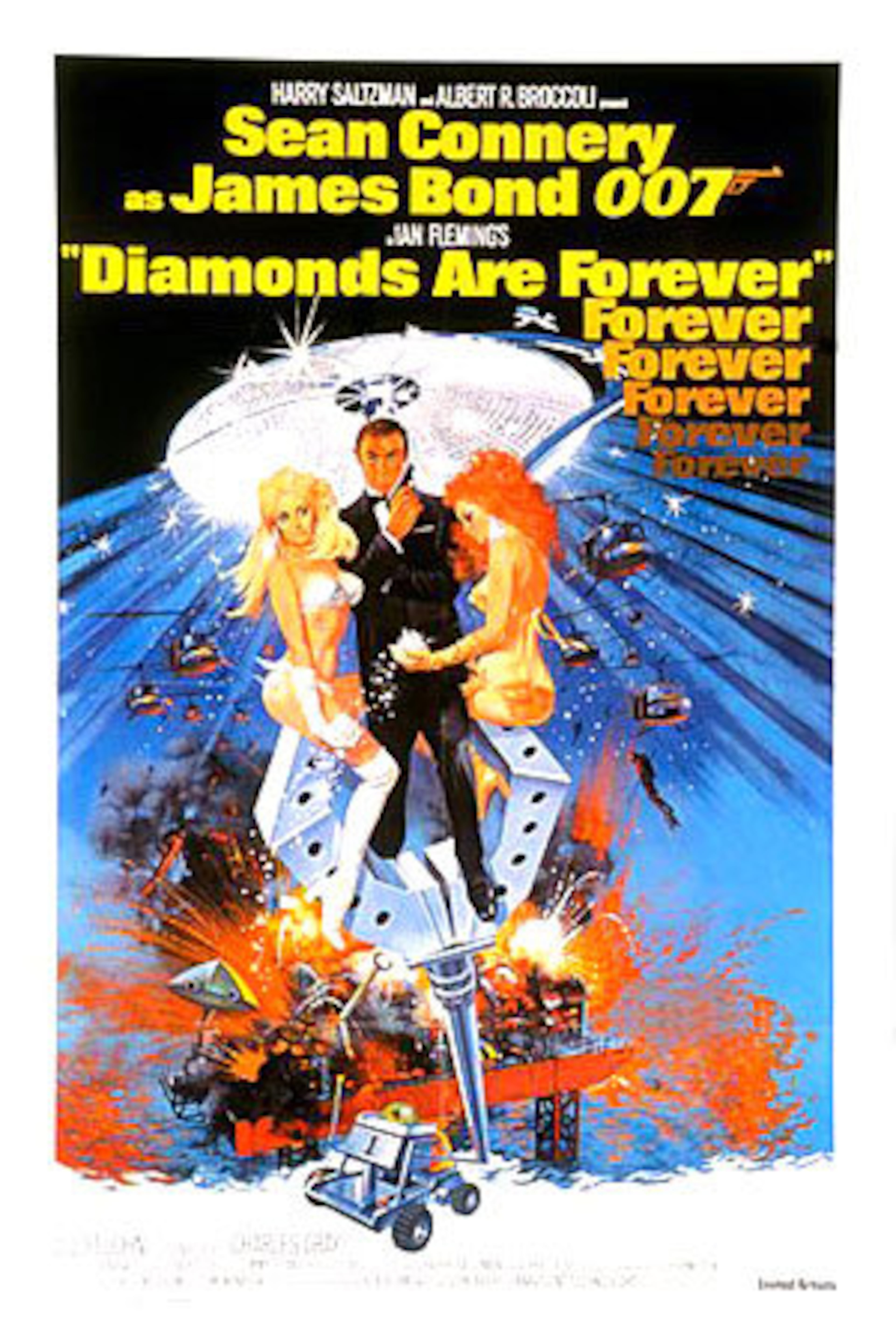 DIAMONDS ARE FOREVER, 1971: After quitting the role, Connery came back (a huge raise helped). So did Blofeld, now played by Charles Gray. Jill St. John was the Bond girl, but a lot of fans noticed a more whimsical tone that not everyone welcomed.