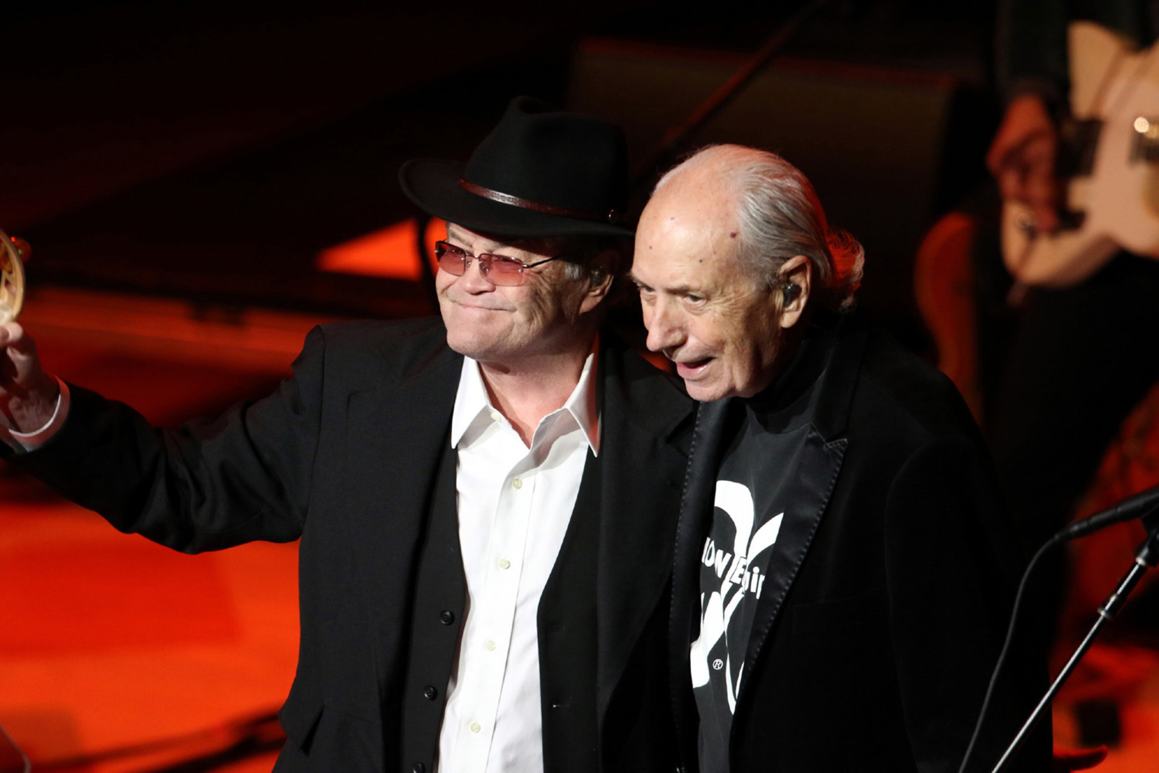 The Monkees Farewell Tour played to a sold-out Atlanta Symphony Hall on Friday, October 8, 2021. The two surviving members of the iconic '60s band, Micky Dolenz and Michael Nesmith, played most of their pop classics for their nostalgic fans. (Photo: Robb Cohen for The Atlanta Journal-Constitution)