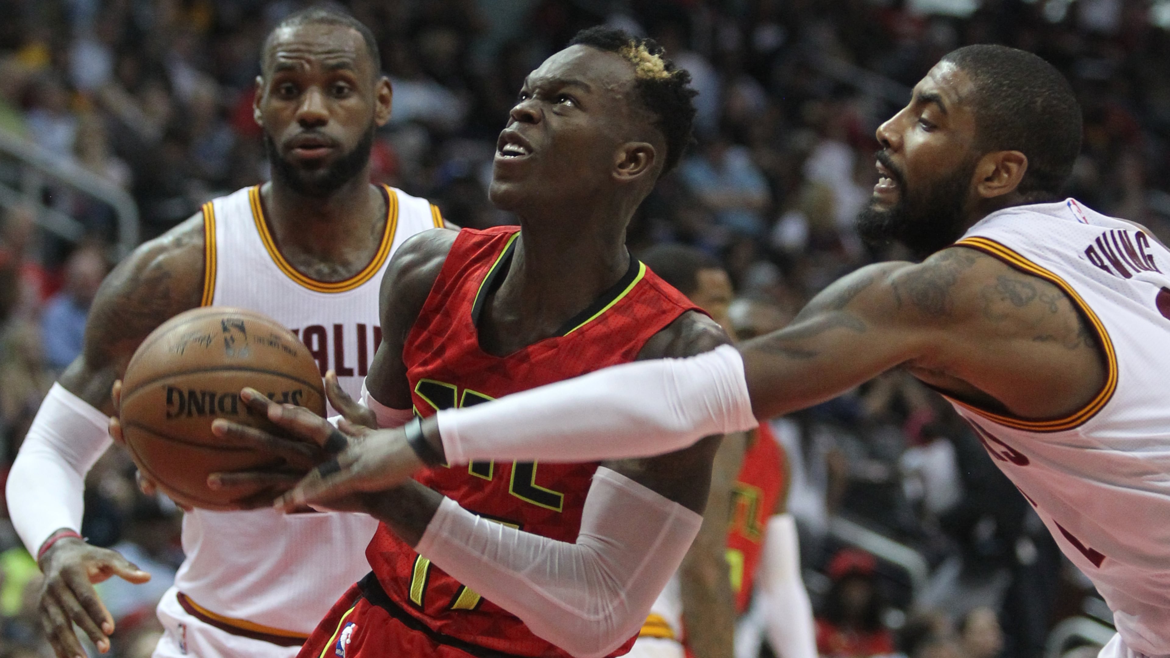 Dennis Schroder and the Hawks will travel to Cleveland to play an exhibition game on Oct. 4. (HENRY TAYLOR / HENRY.TAYLOR@AJC.COM)