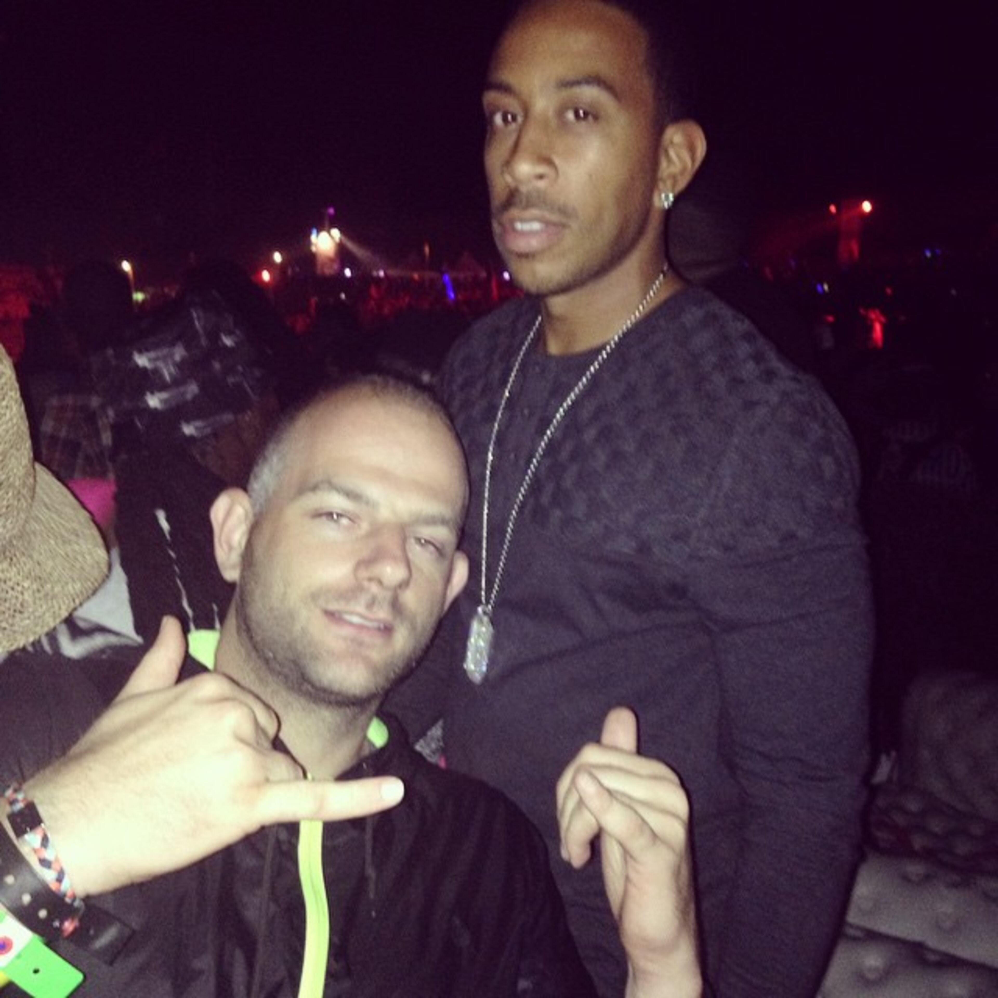 bjornwilbrink: With Ludacris at TomorrowWorld! Hiphop is in the building! #ludacris #TomorrowWorld
