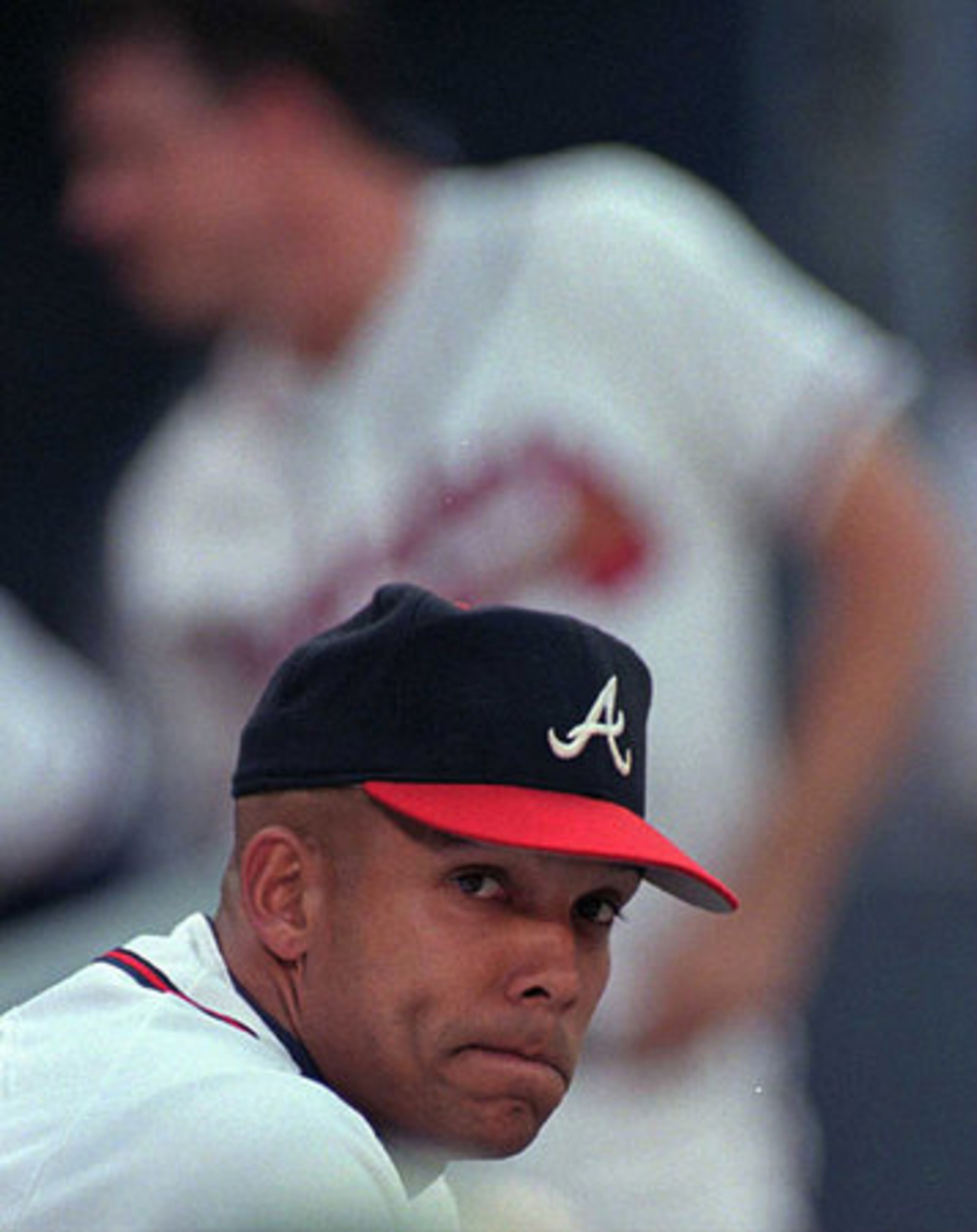 DAVID JUSTICE - After helping Atlanta to victory in the 1995 World Series against Cleveland with a crucial Game 6 homer to provide the only run in a 1-0 game that clinched the championship, Justice was traded in 1997 to the Indians for OF Kenny Lofton and pitcher Alan Embree.