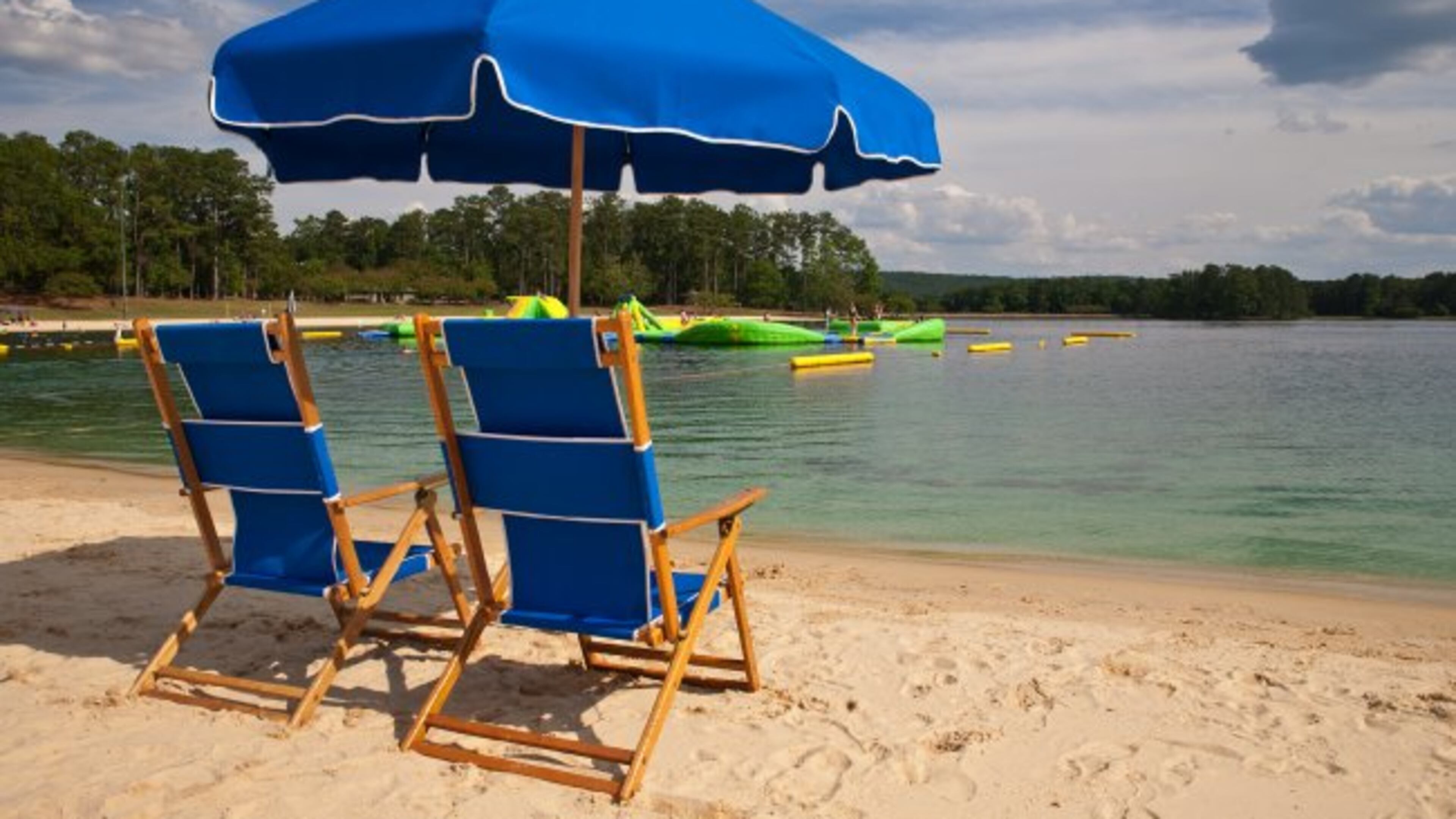 Even though there is no ocean in middle Georgia, Callaway Gardens offers a summer beach for those times when the coast is not an option, or even when it might be. The beach is included at no additional cost for admission to the Gardens. Swimming, a children's playground, miniature golf and shuffleboard are among the activites offered at or near the beach. (Our apologies to Stone Mountain Park, Lake Lanier and Lake Allatoona, which also offer sand near a large swimming hole.)