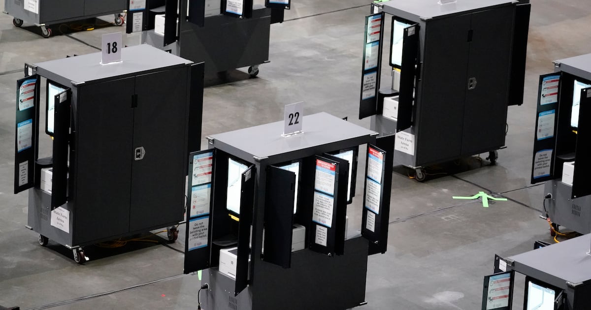 The secret ballot has been an article of faith in US elections. That's being tested in Georgia