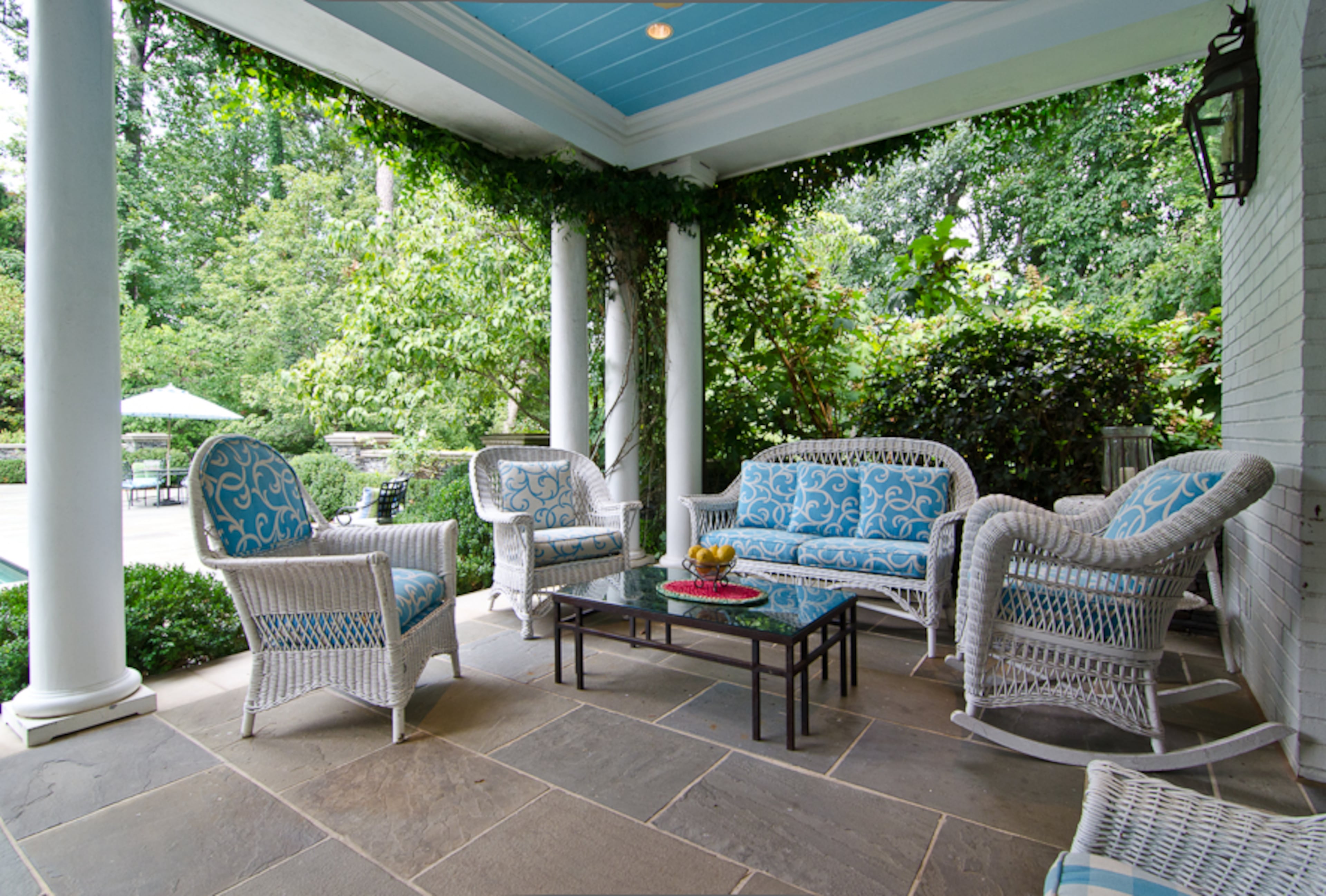 The $8.9 million 'Windcrofte' mansion was the home of Robert Woodruff, former chairman of The Coca-Cola Co., and is currently owned by Guy Millner. The reception room was featured in Helen Cornstock's '100 Most Beautiful Rooms in America.' The Tuxedo Park home features five bedrooms, six full baths and three half-baths, as well as a separate pool house and caretaker's cottage. For more information, visit atlantafinehomes.com.