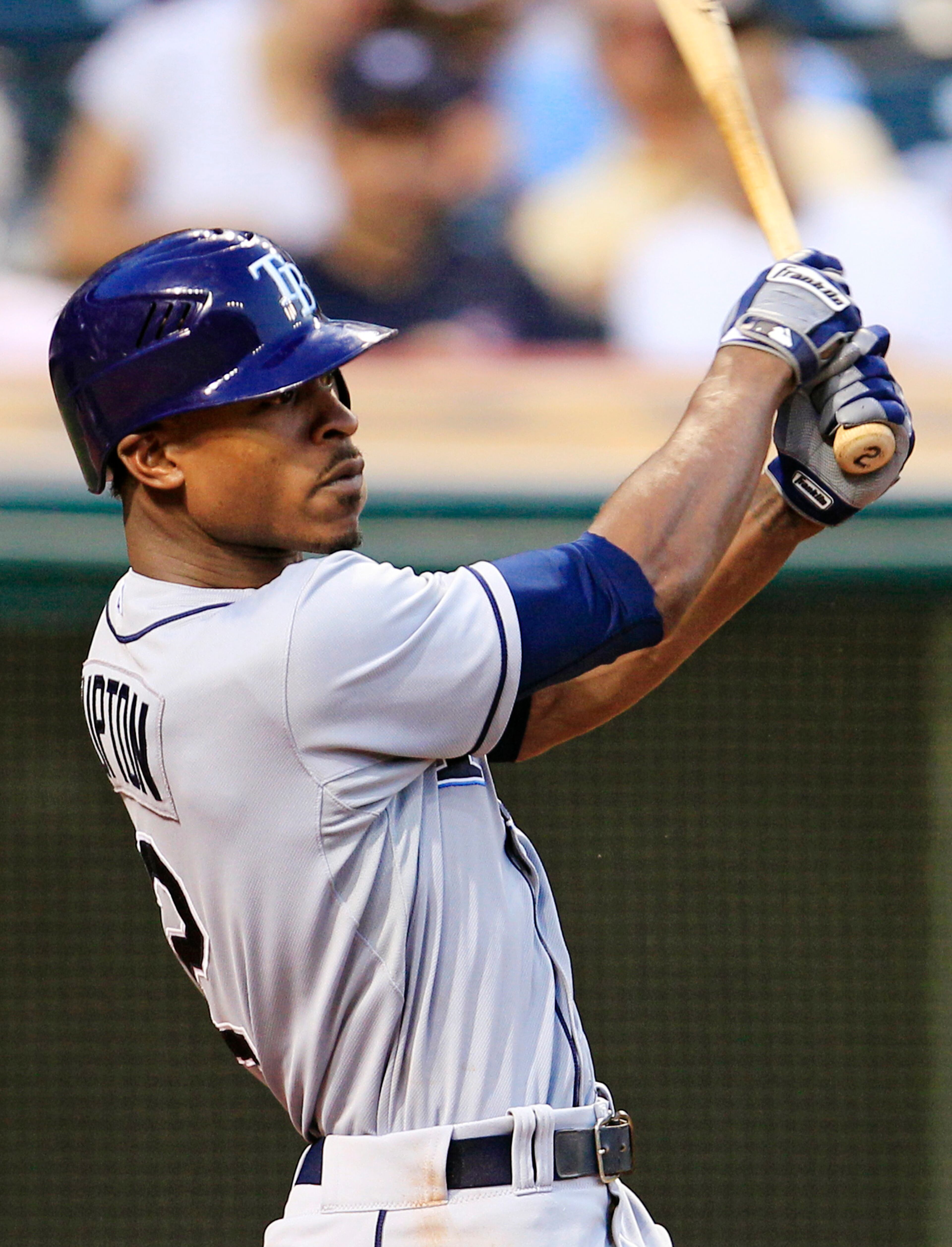 Upton has played his whole career with the Tampa Bay Rays.