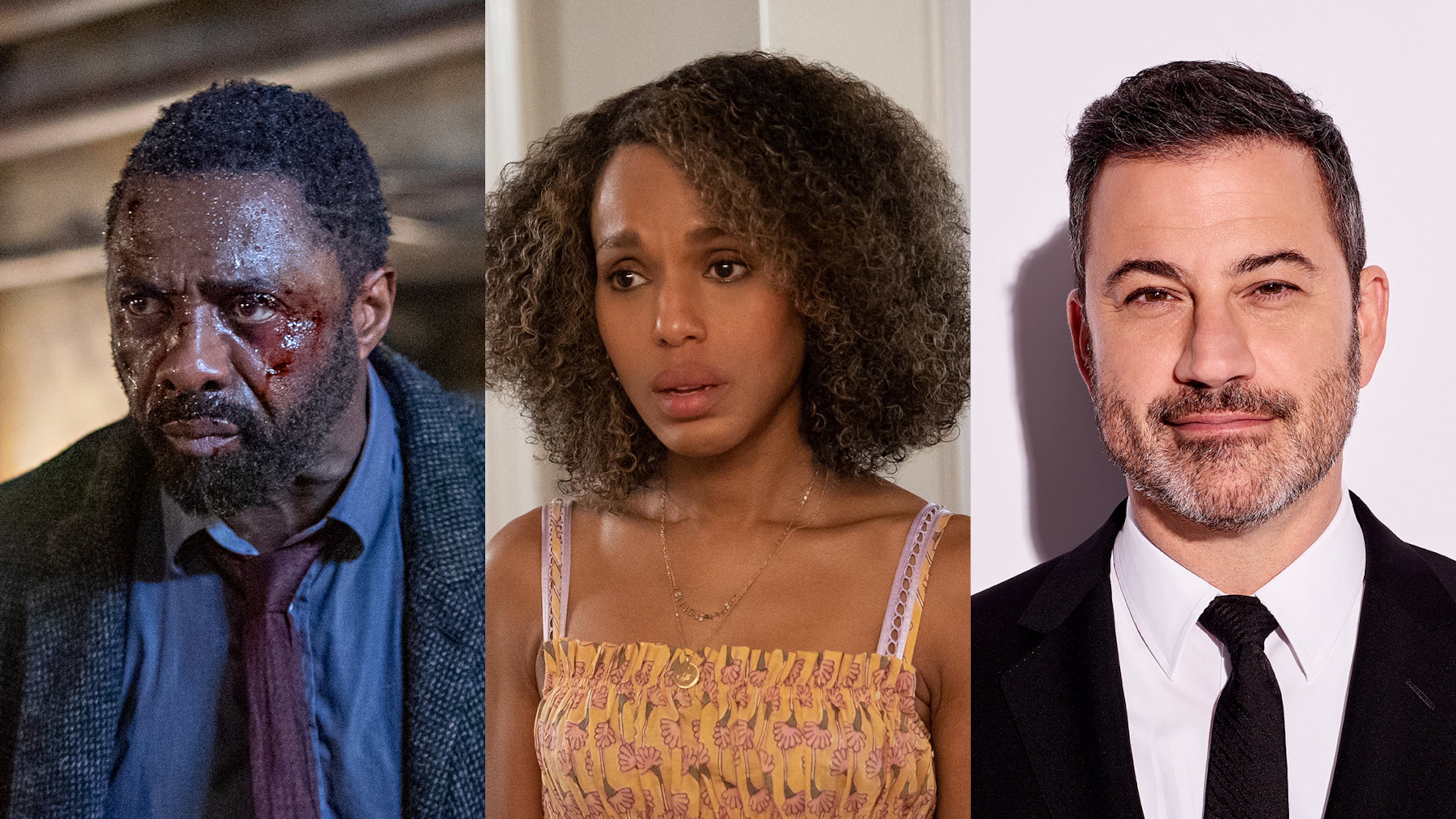 TV this week: Idris Elba is back as Luther in a new Netflix movie; Kerry Washington stars in Hulu's "Unprisoned" and Jimmy Kimmel hosts the Oscars on ABC. NETFLIX/HULU/ABC