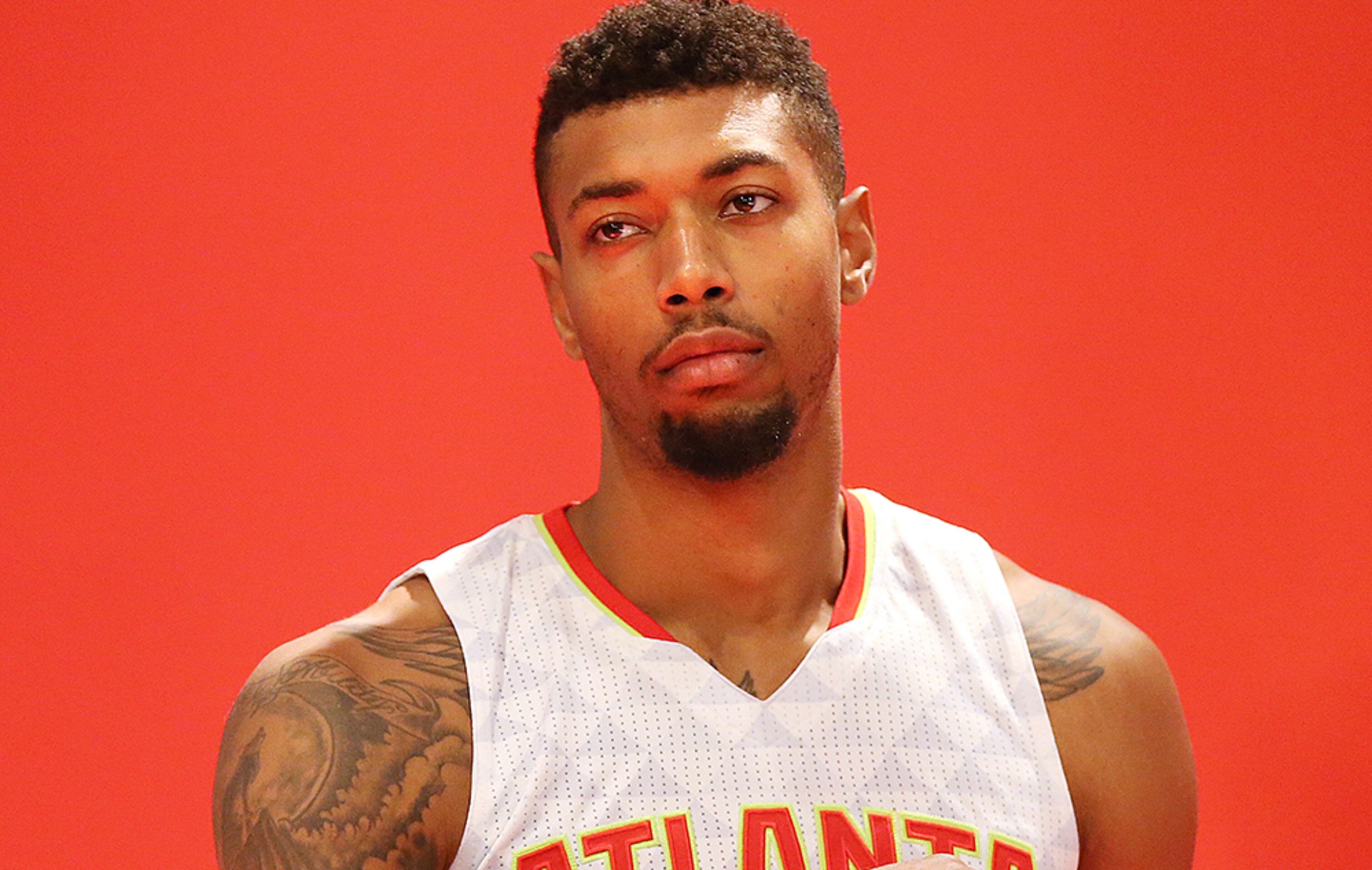 Hawks forward Richard Solomon during Hawks Media Day at the W Atlanta Buckhead Hotel on Monday, Sept. 26, 2016, in Atlanta.
