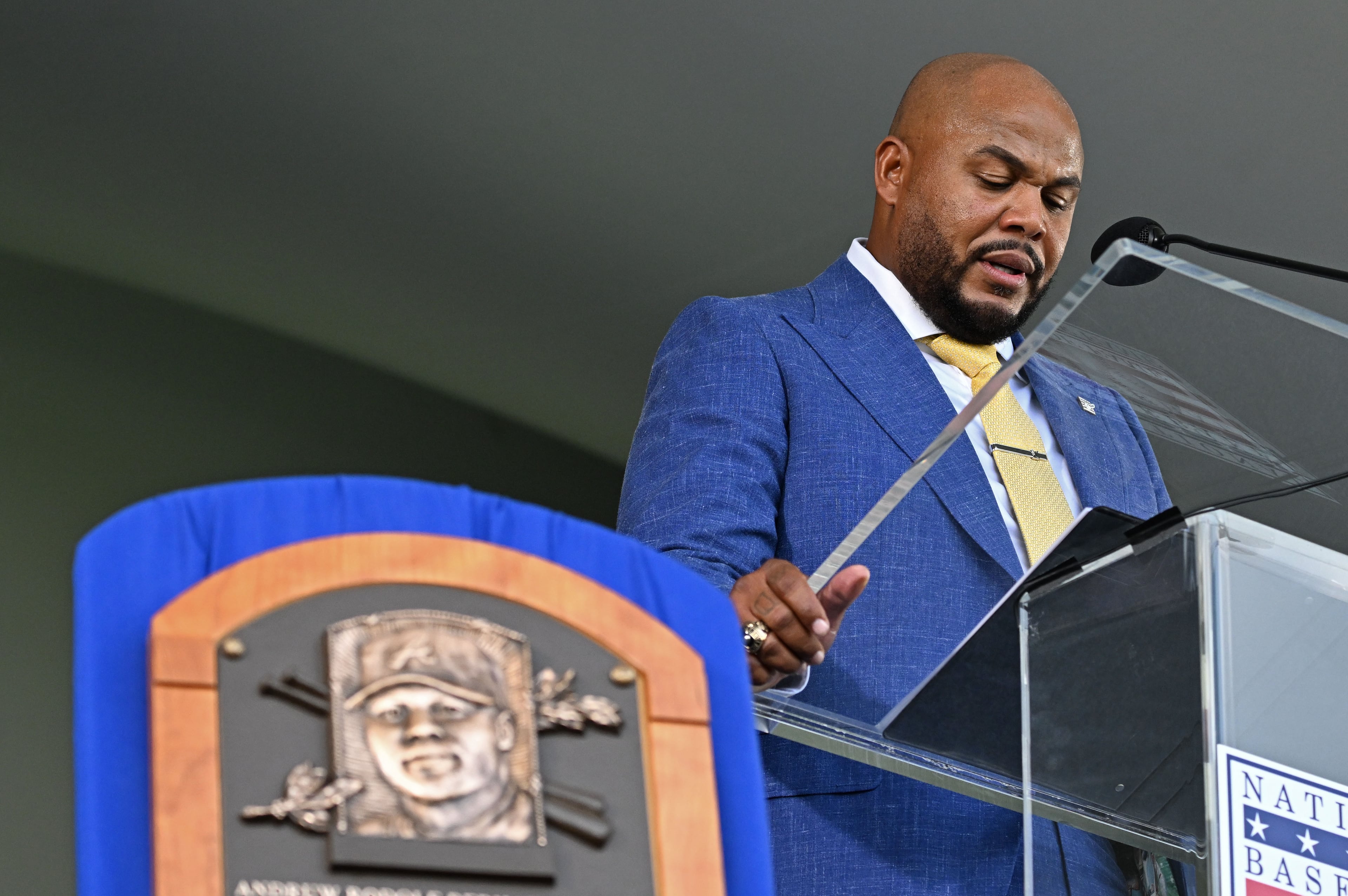 Andruw Jones inducted into Baseball Hall of Fame, Induction Ceremony