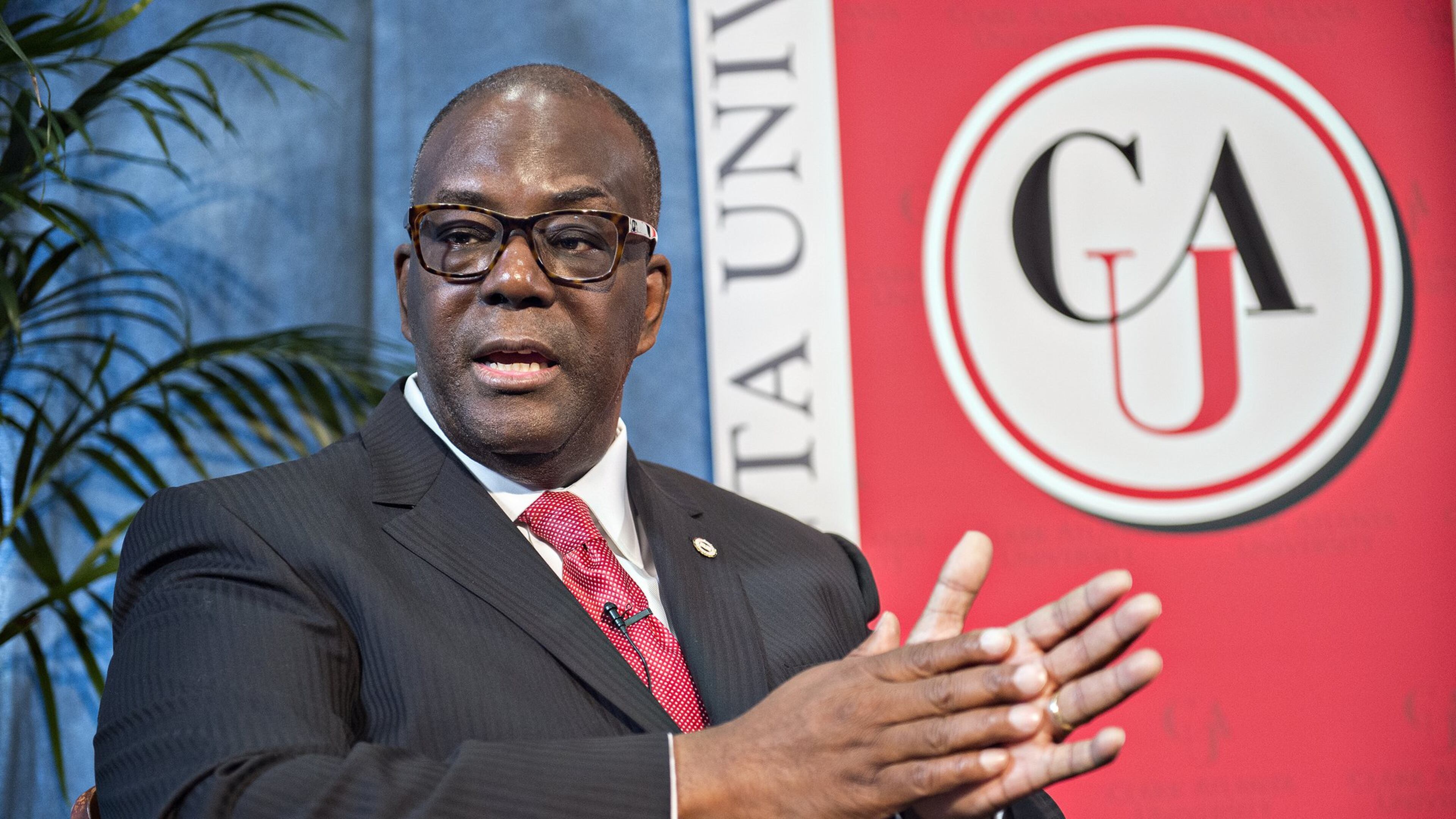 Ronald A. Johnson came to Clark Atlanta University with an agenda of change, from recruiting more students to updating the curriculum. After 15 months on the job, the university is seeing the results of his leadership. JONATHAN PHILLIPS / SPECIAL