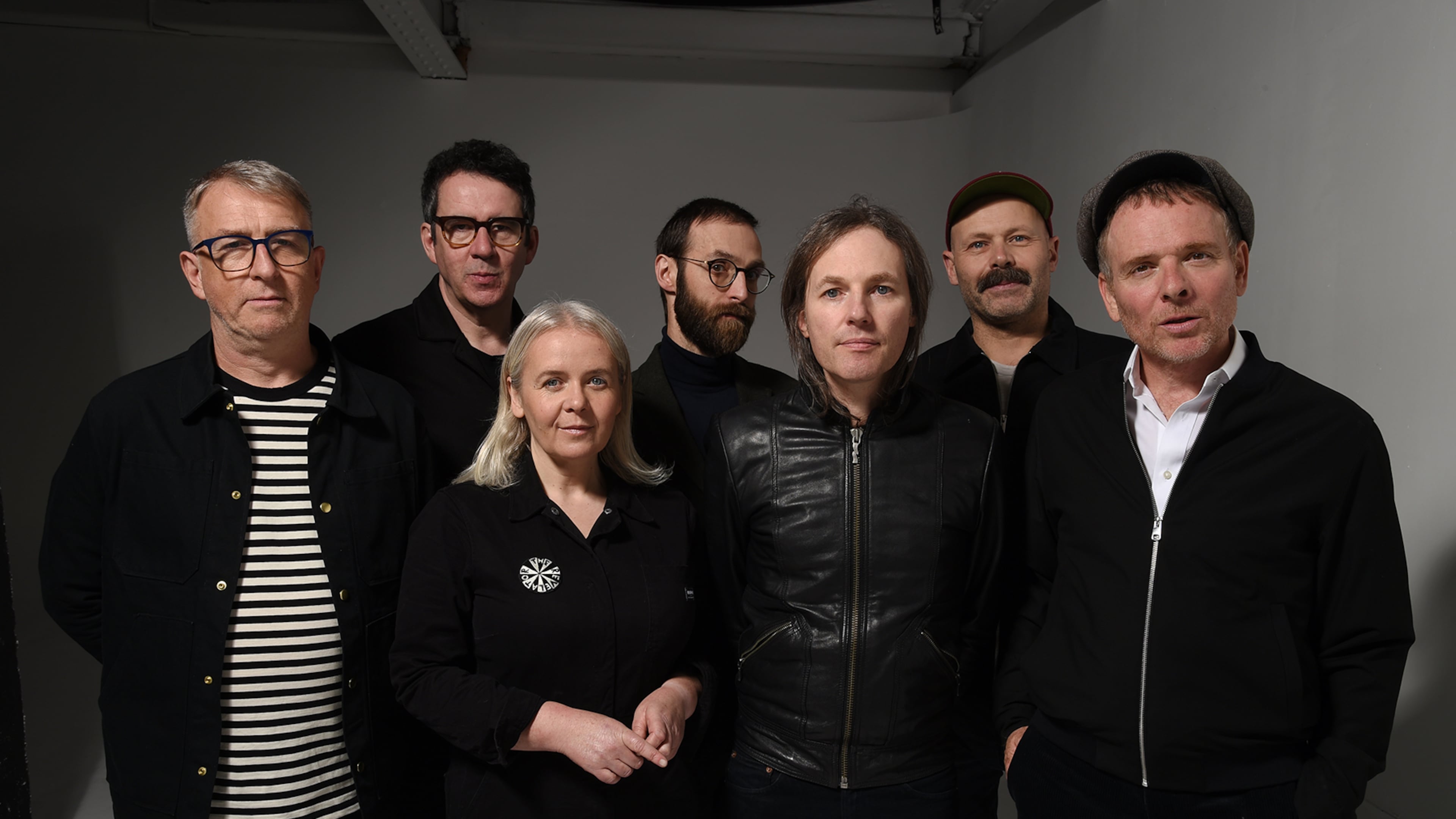 Scottish band Belle and Sebastian recorded its 2015 album "Girls in Peacetime Want to Dance" in Reynoldstown. Group members are (from left) Richard Colburn, Stevie Jackson, Sarah Martin, Chris Geddes, Bobby Kildea, Dave McGowan and Stuart Murdoch.
(Photo by Anna Isola Crolla)